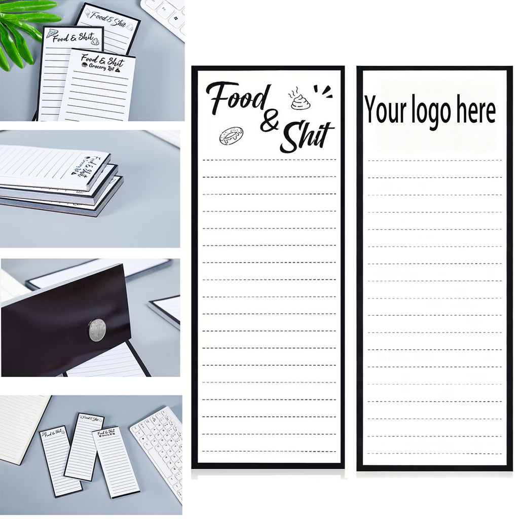 Magnetic Grocery List Notepad