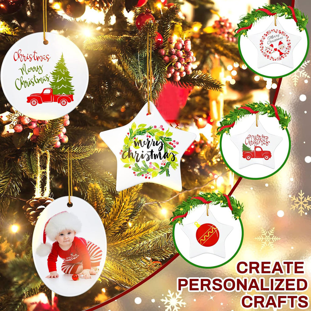 Ceramic Christmas Ornament Pendant