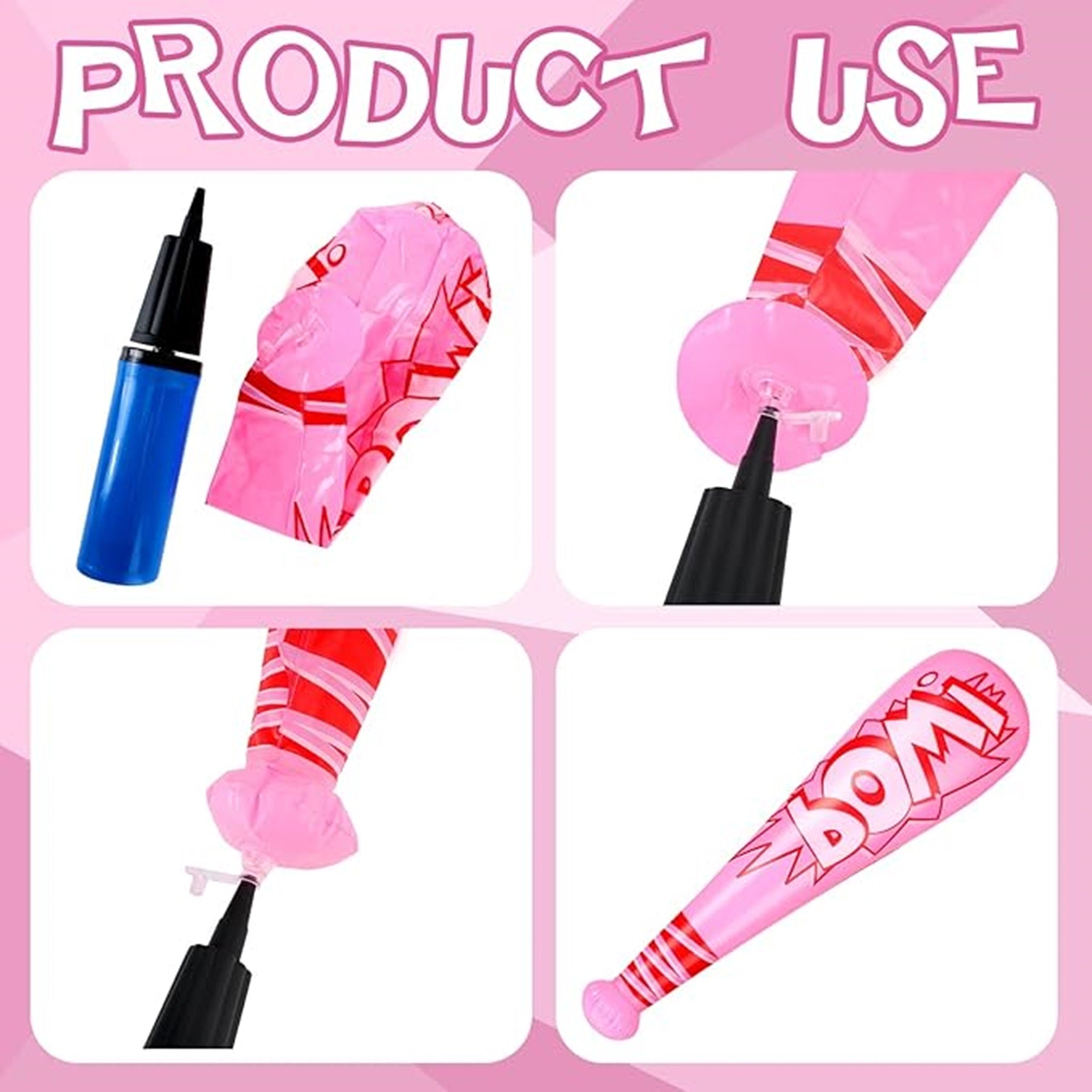 Inflatable Torch Sticks Stage Performance Props Cheering Sticks