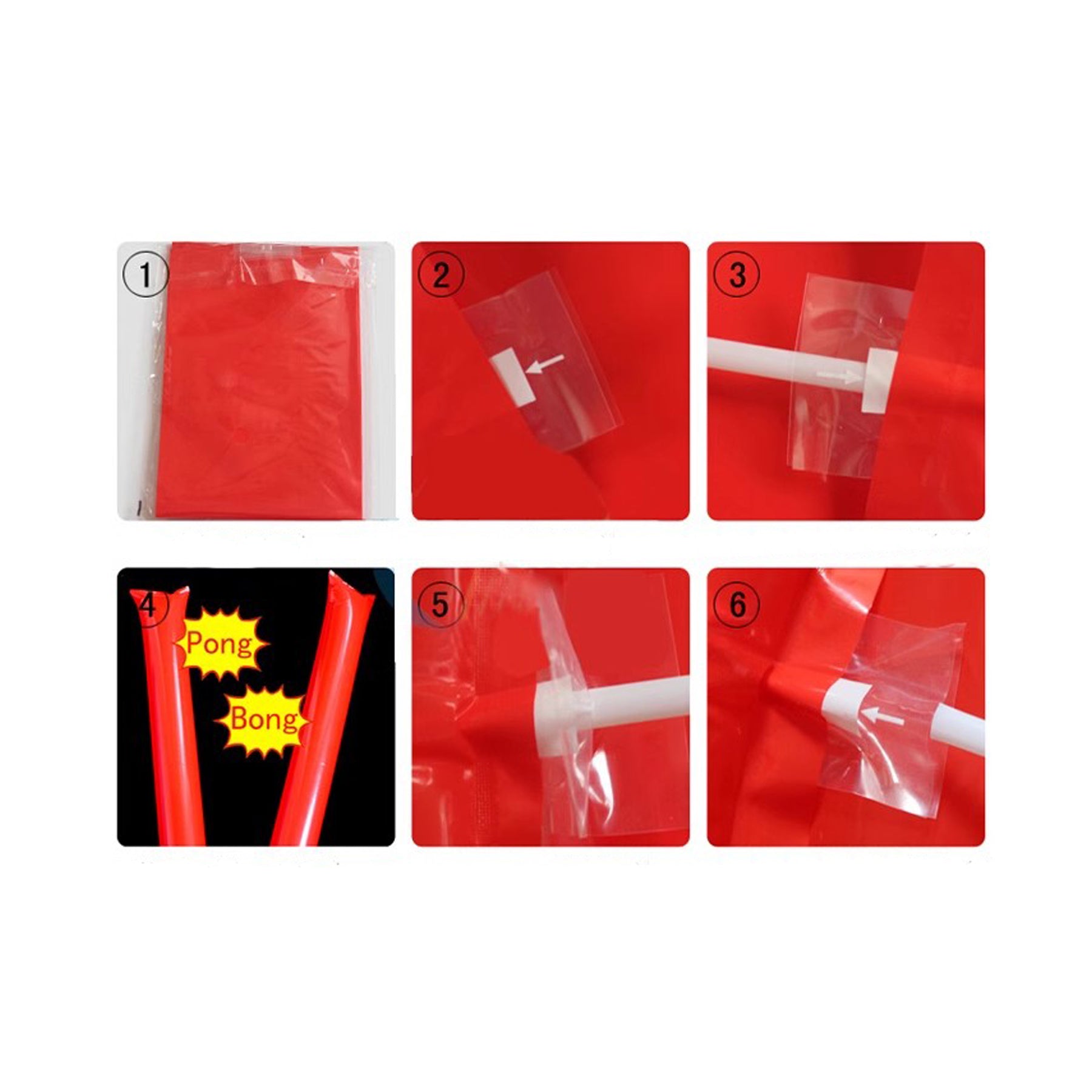 Inflatable Thunder Cheering Sticks Noisemakers