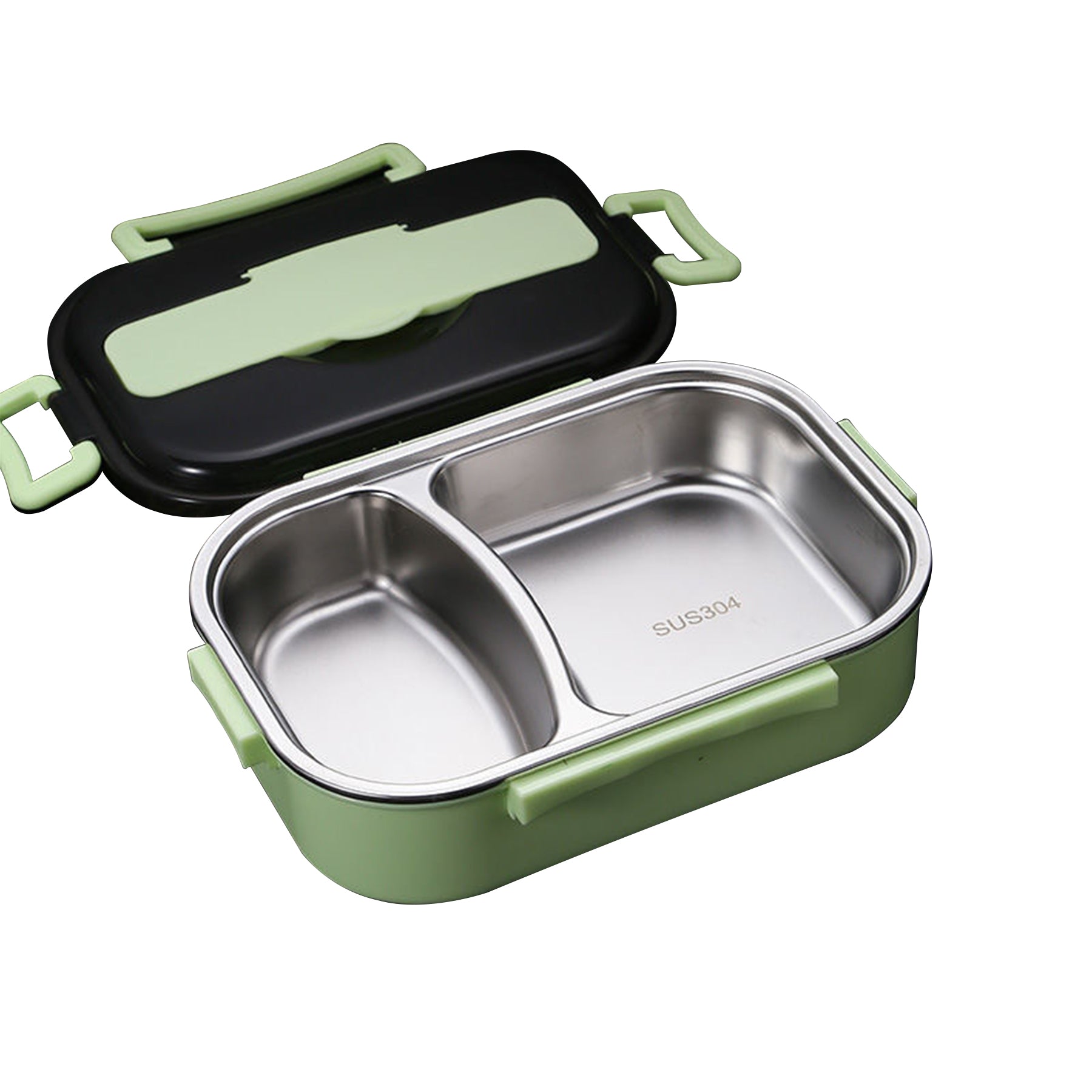 Stainless Steel Divided Compartment Lunch Box