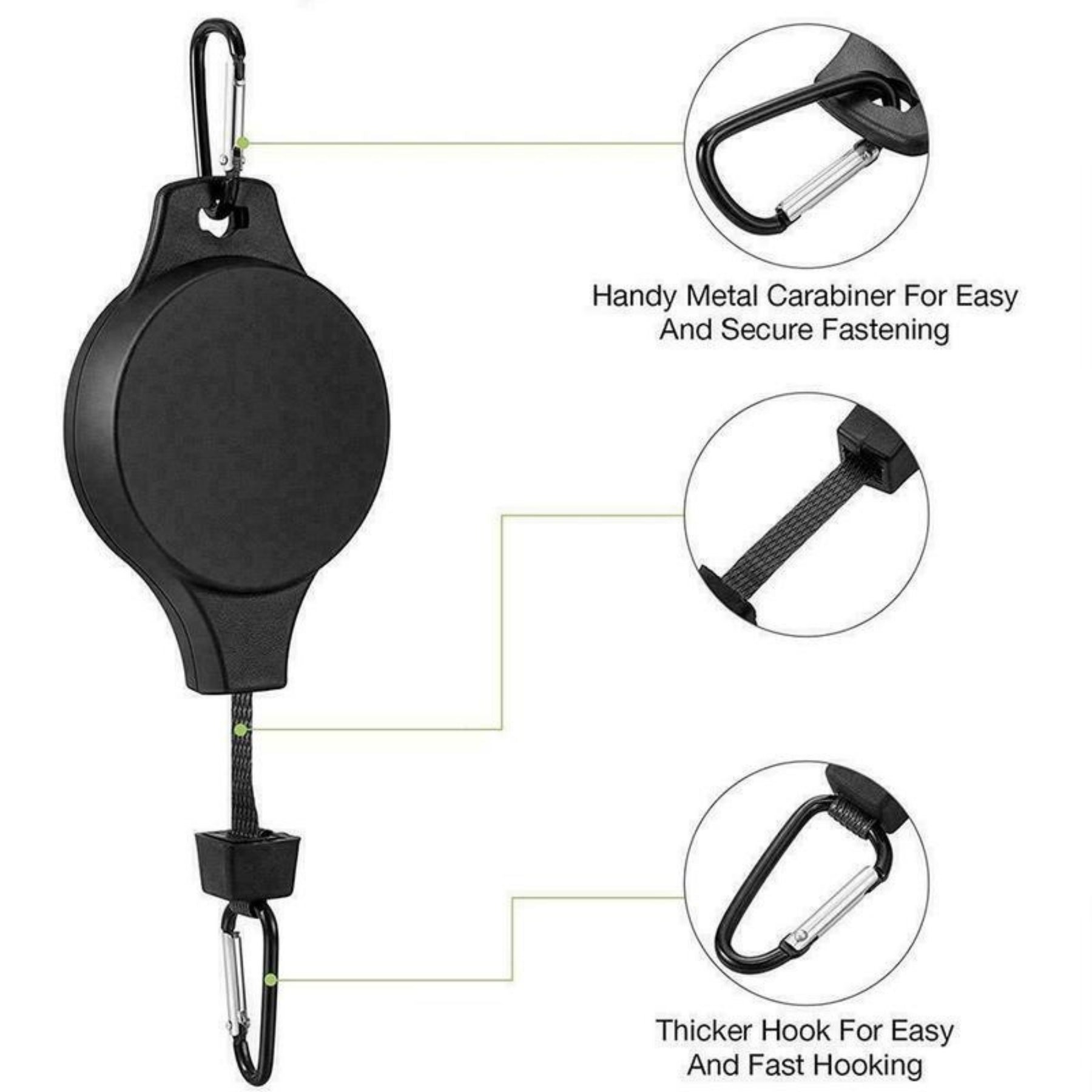 Plant Pulley Retractable Hanger For Garden Baskets & Pots