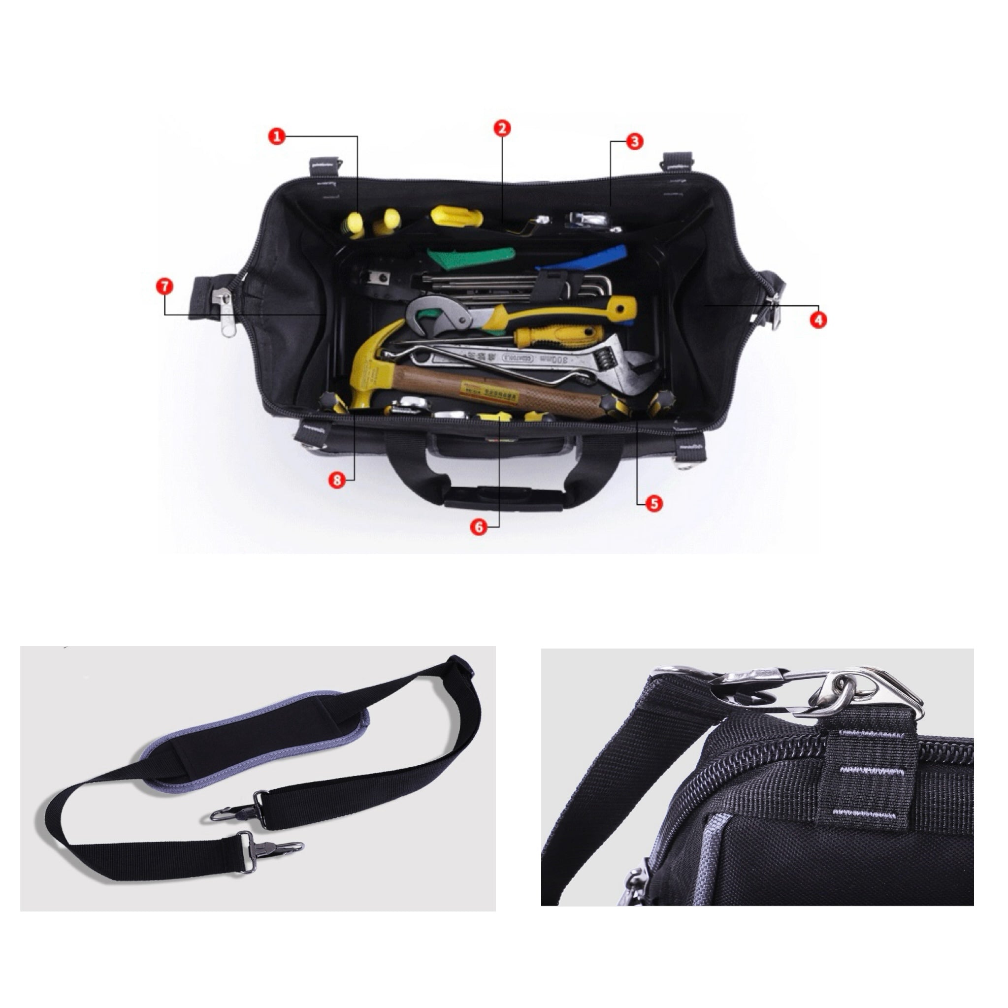 Waterproof Plastic Bottom Tool Bag
