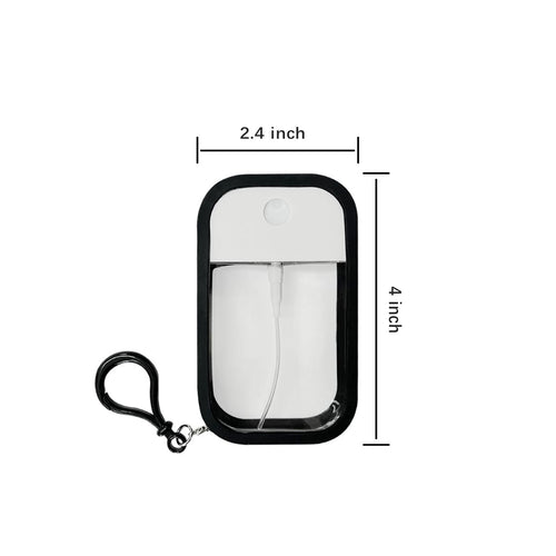 1.7 Oz Mini Card Travel Spray Bottle With Keychain