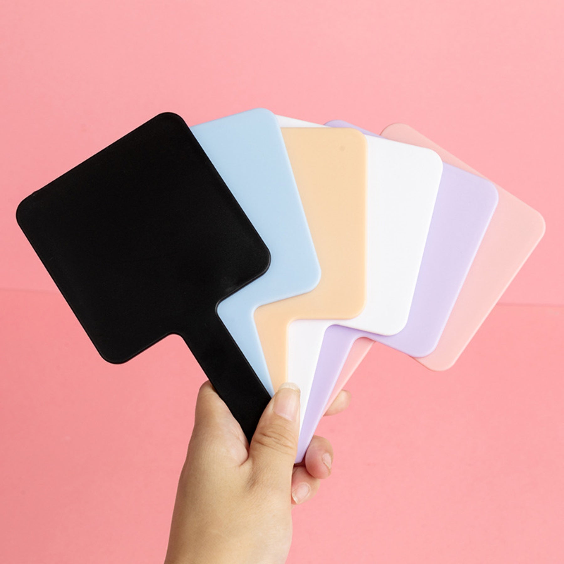 Square Handheld Makeup Mirror