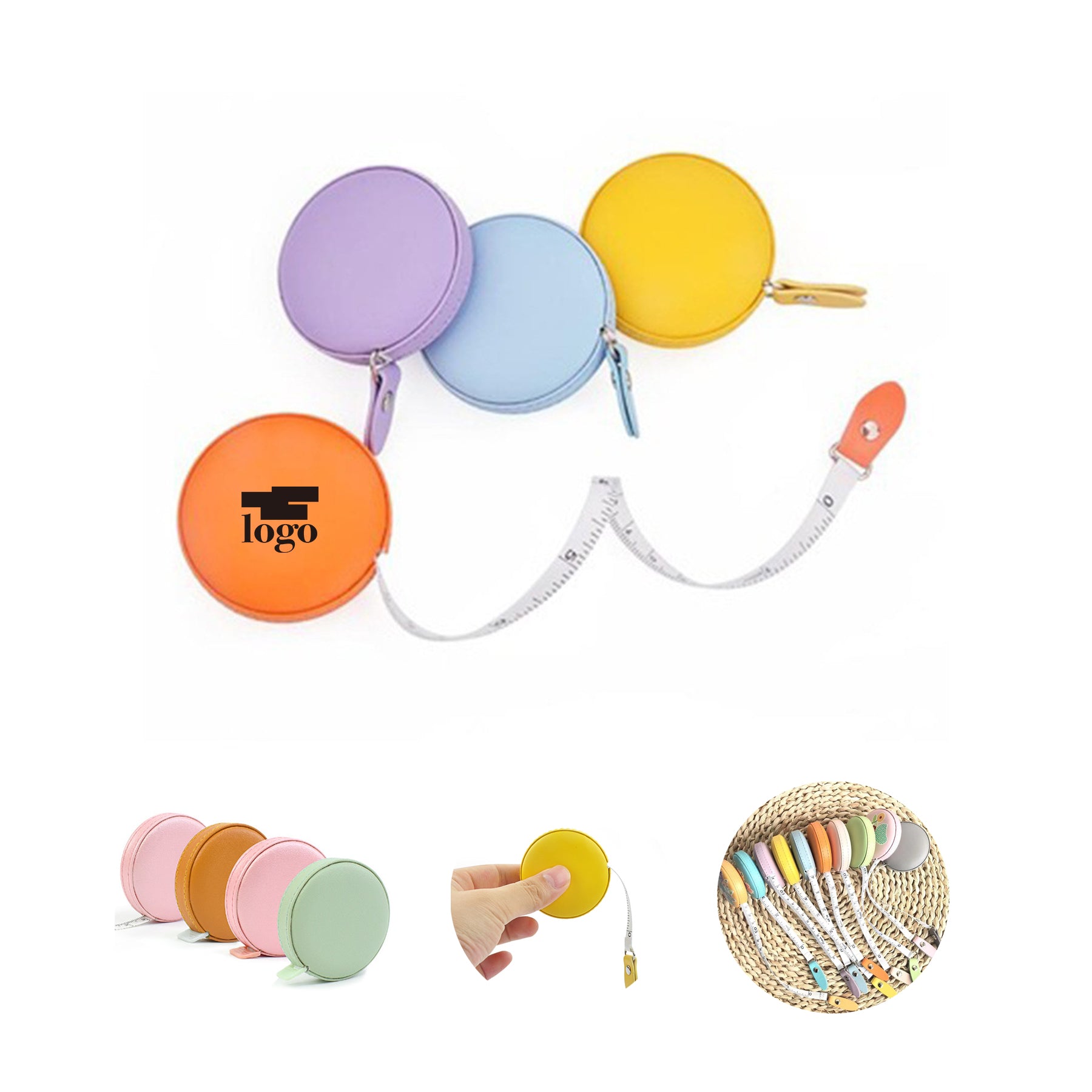 Portable Pu Leather Tape Measure