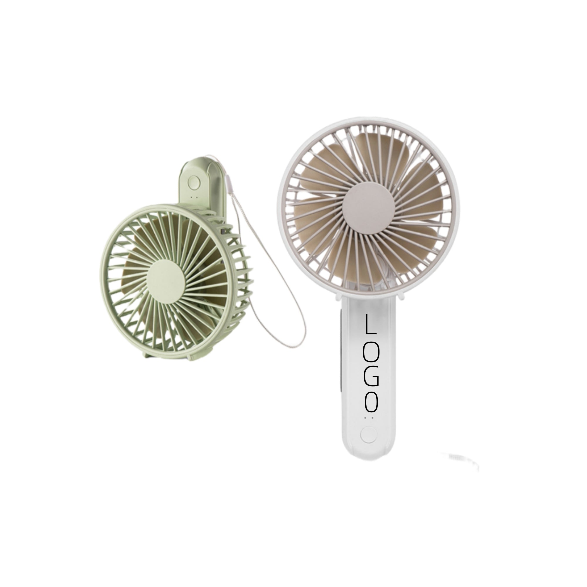 Coolness On The Go Foldable Lanyard Mini Fan