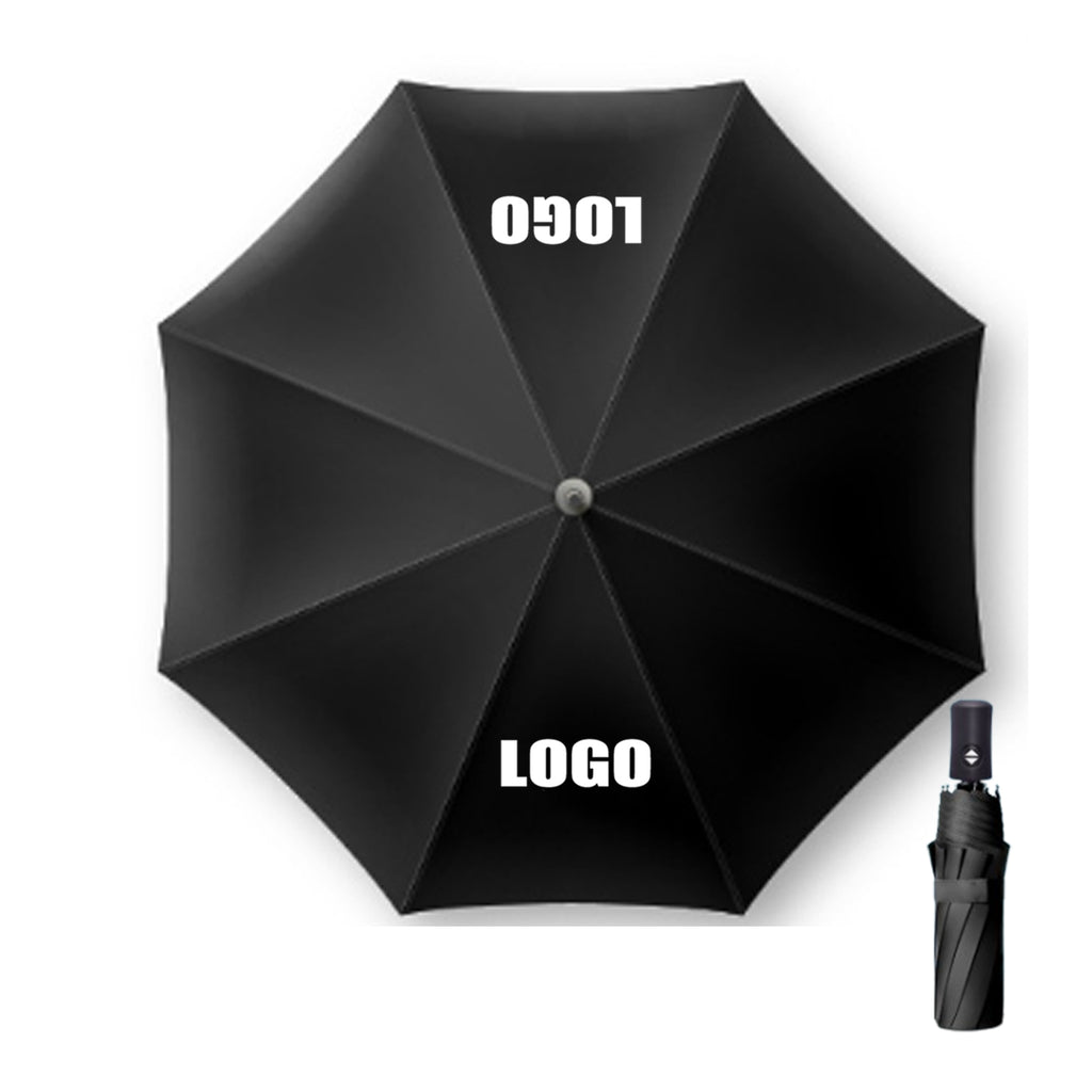8 Ribs Portable Automatic Light Folding Rain Umbrella