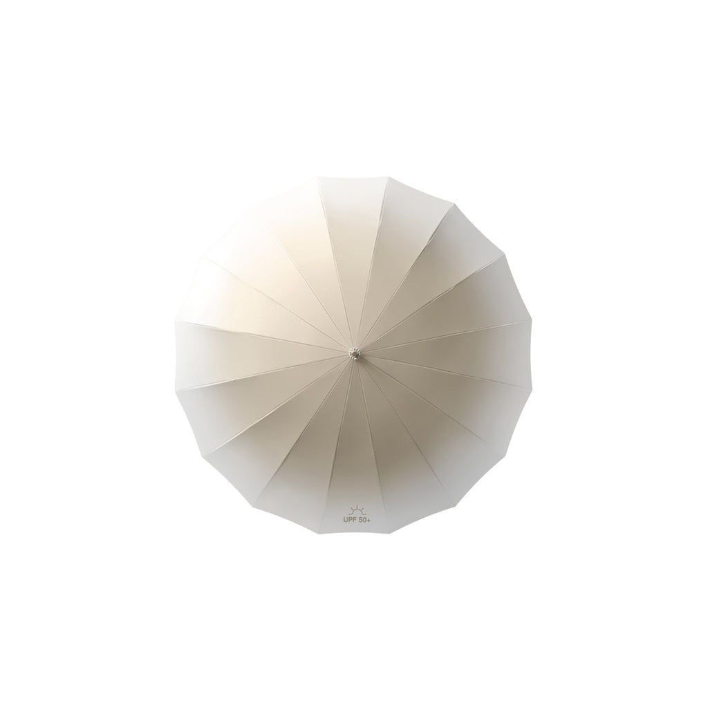 16-Rib Gradient Straight-Shaft Umbrella
