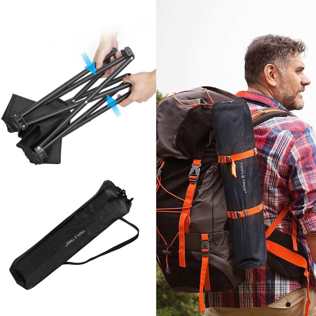 Portable Folding Stool For Outdoor Walking Hiking Fishing