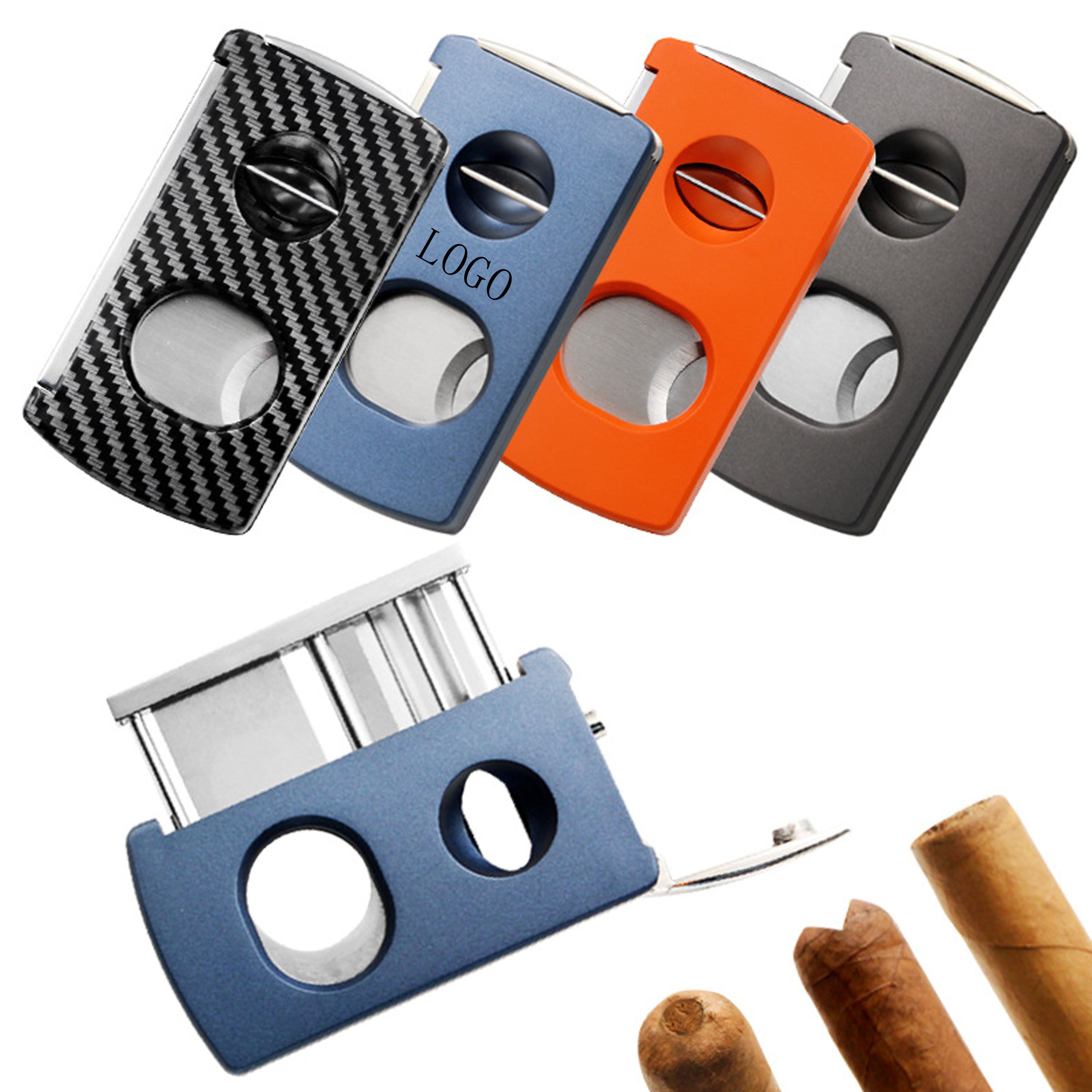 3-in-1 Cigar Holder Stainless Steel Blade