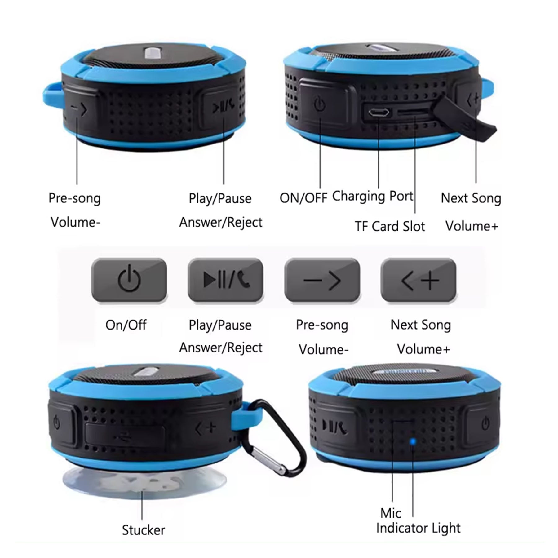 C6 Portable Bluetooth Speaker