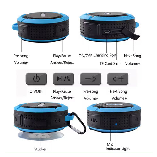 C6 Portable Bluetooth Speaker
