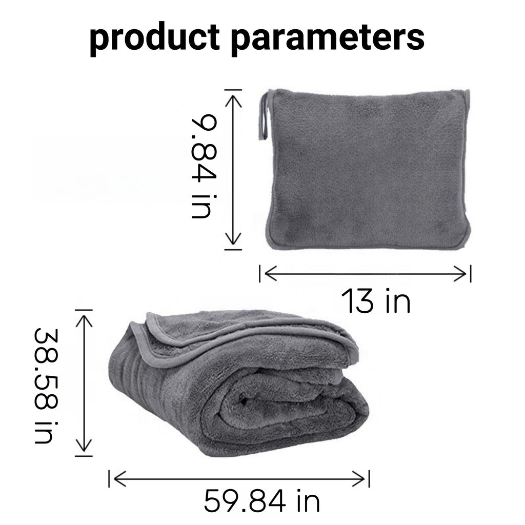 Portable 2 - in - 1 Multifunctional Cuddle Blanket