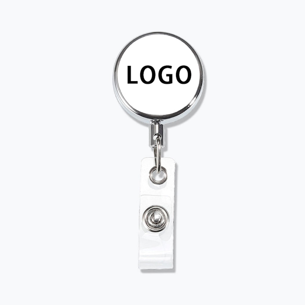 Metal Flat Retractable Badge Reel