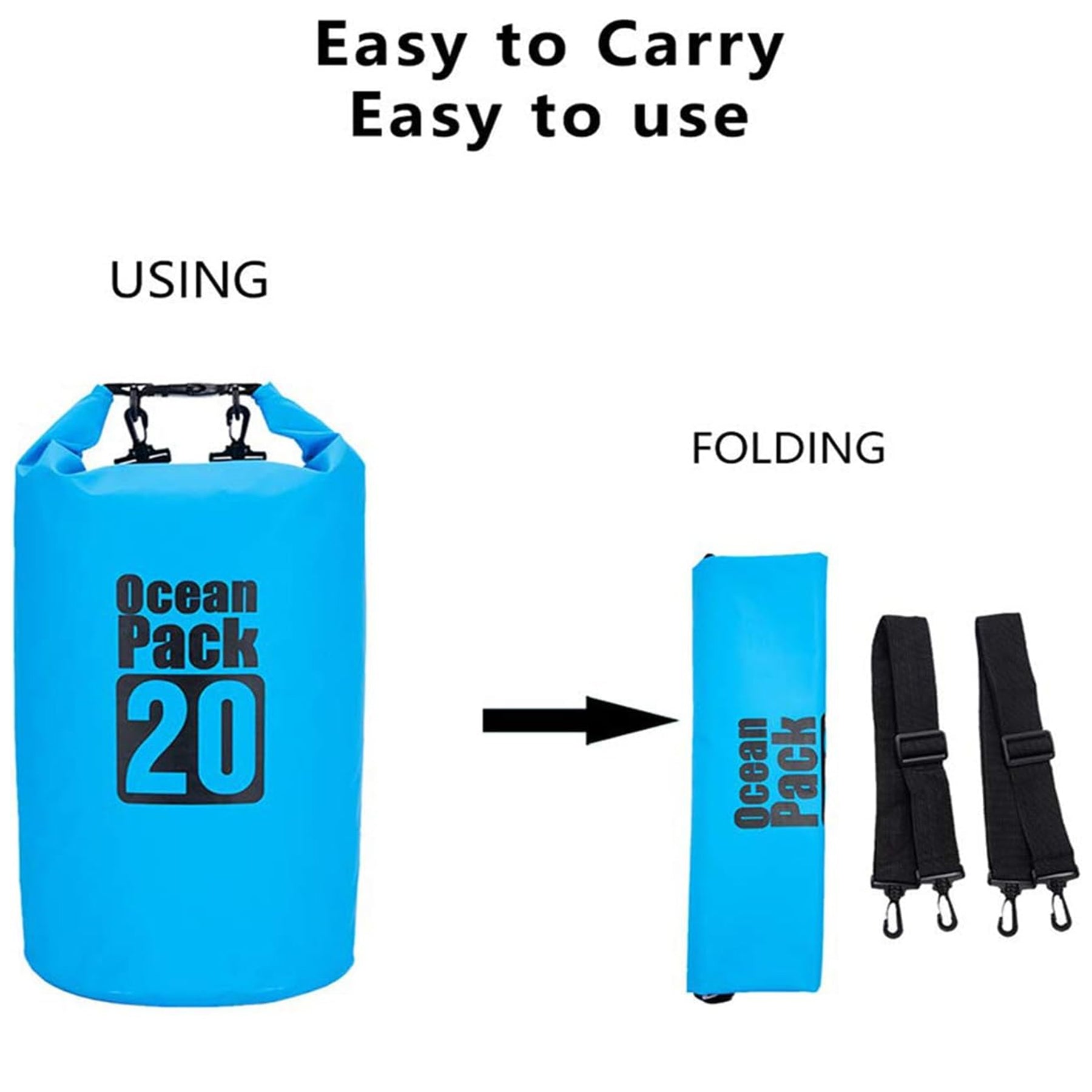 20L Drifting Beach Waterproof Dry Bag