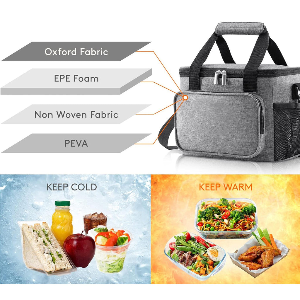 Outdoor Large Capacity Insulated Bag Cold Picnic Bag