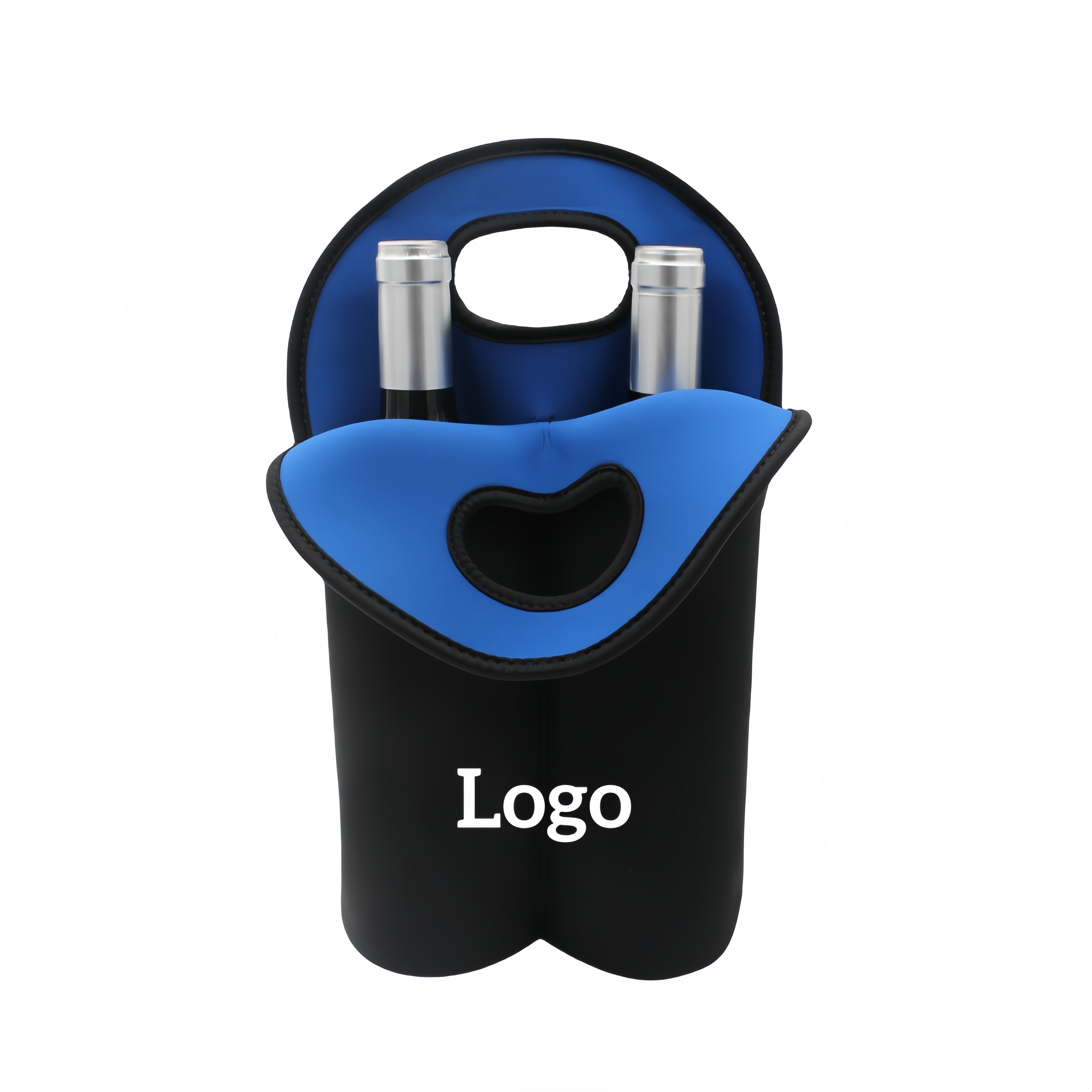 2 Bottle Wine Tote Carrier Bag With Handle