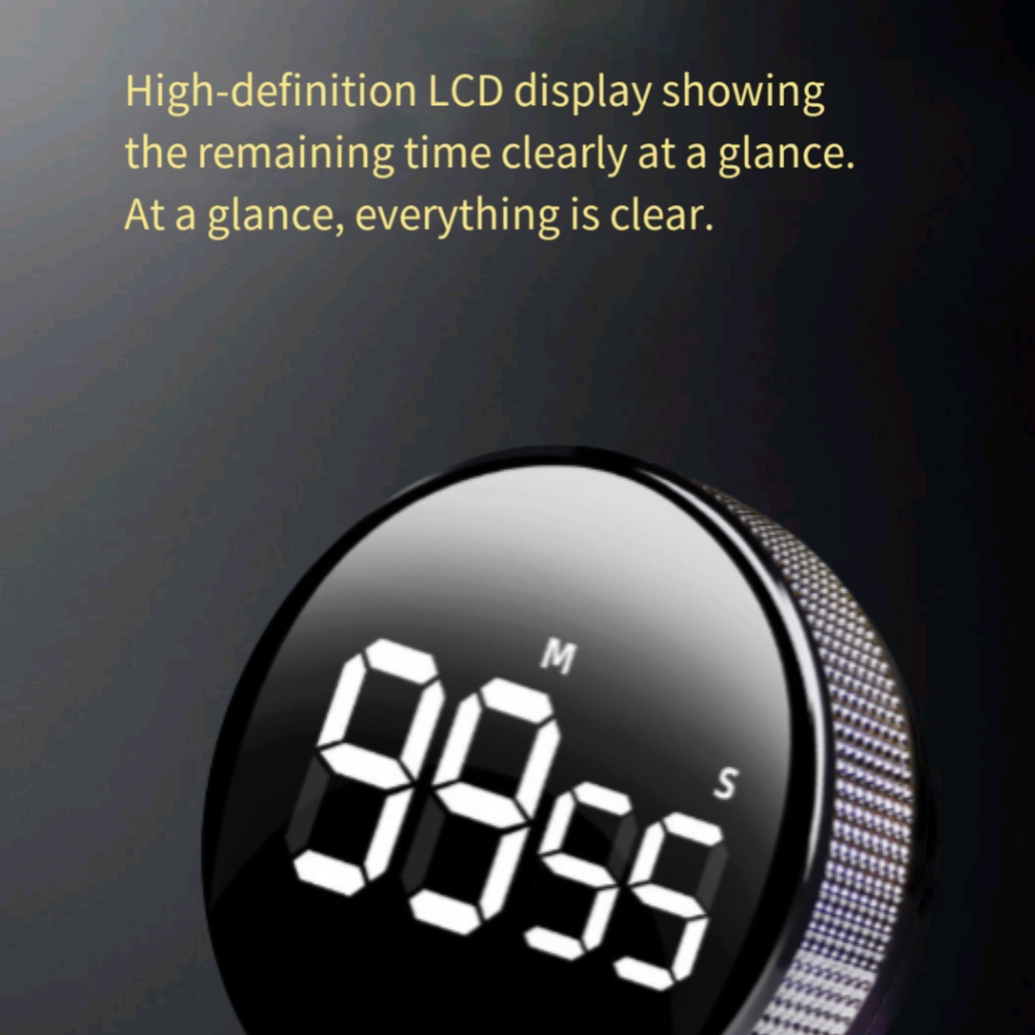 Mechanical Kitchen Timer Rotating Dial Loud Alarm