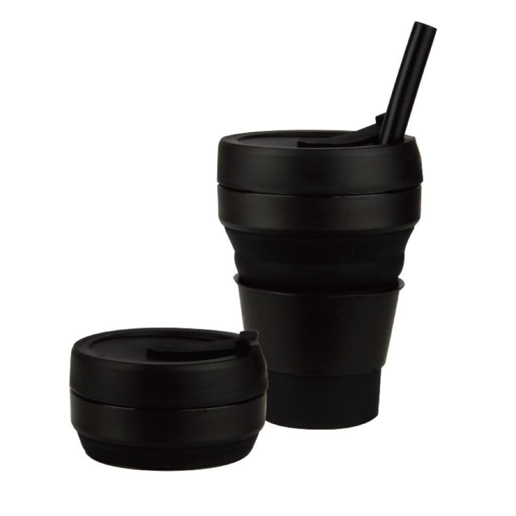 12 Oz Silicone Collapsible Coffee Cup