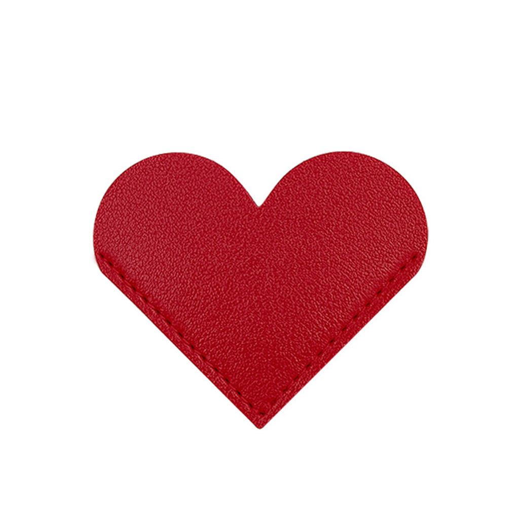 Heart Shaped Leather Bookmark