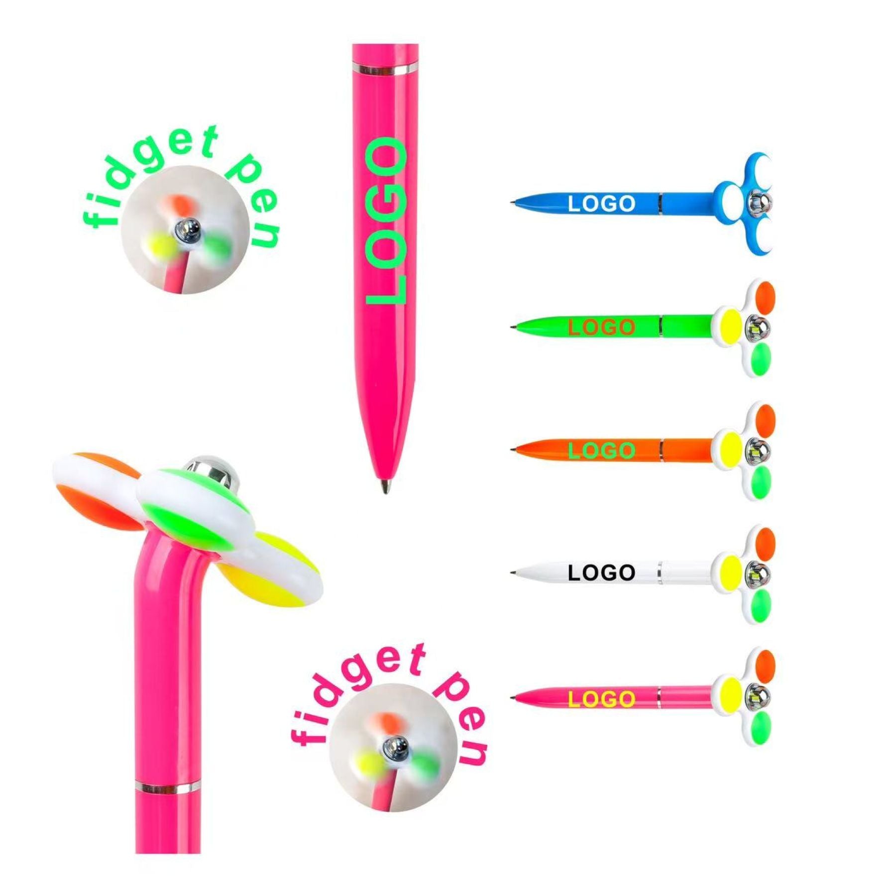 Creative Stress-relieving Rotating Ballpoint Pen