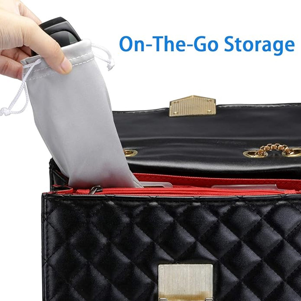 Microfiber Eyeglass Sunglasses Gadgets Cleaning & Storage Pouch