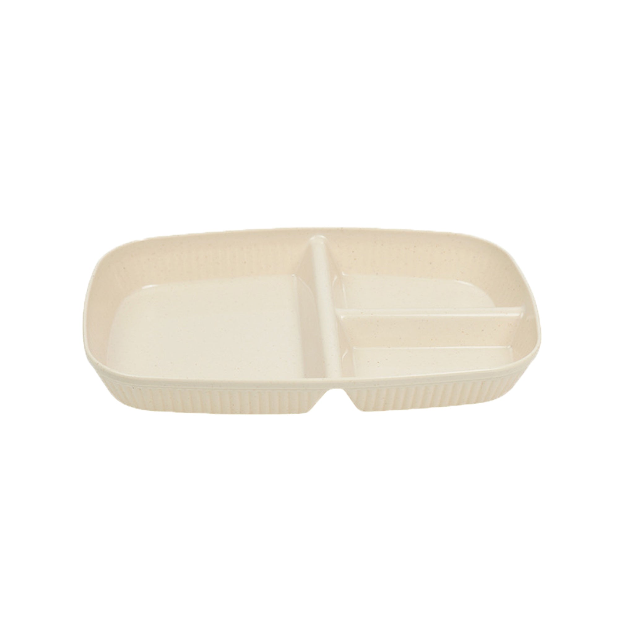 Wheat Straw 3-Section Divided Plate