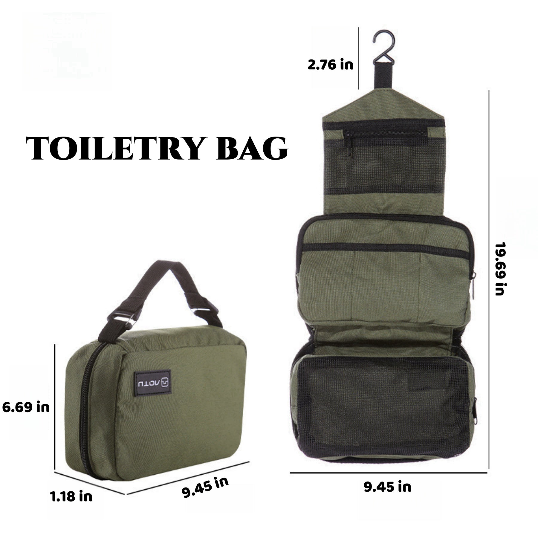 Outdoor Wet - Dry Toiletry Bag