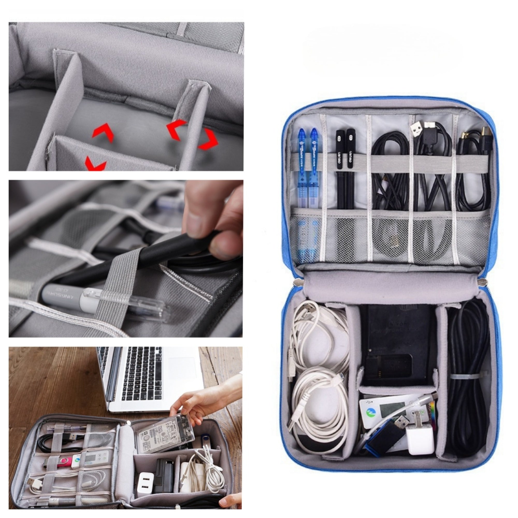 Portable Waterproof Digital Cable Bag