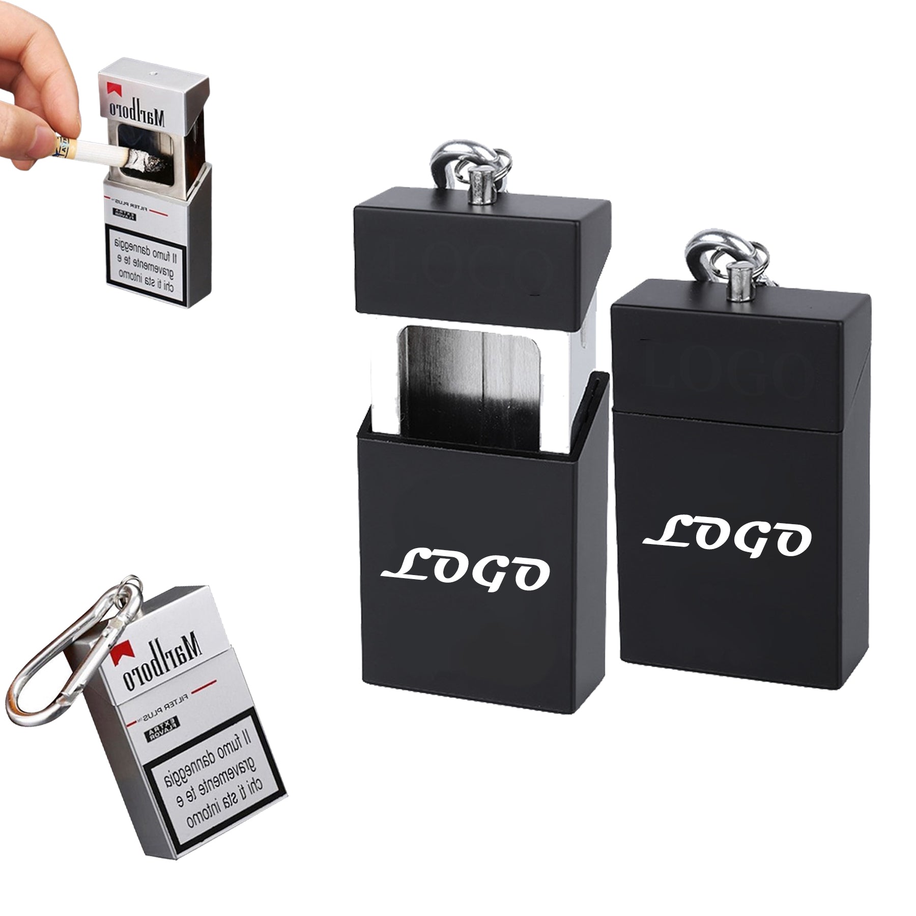Portable Pocket Mini Metal Ashtray