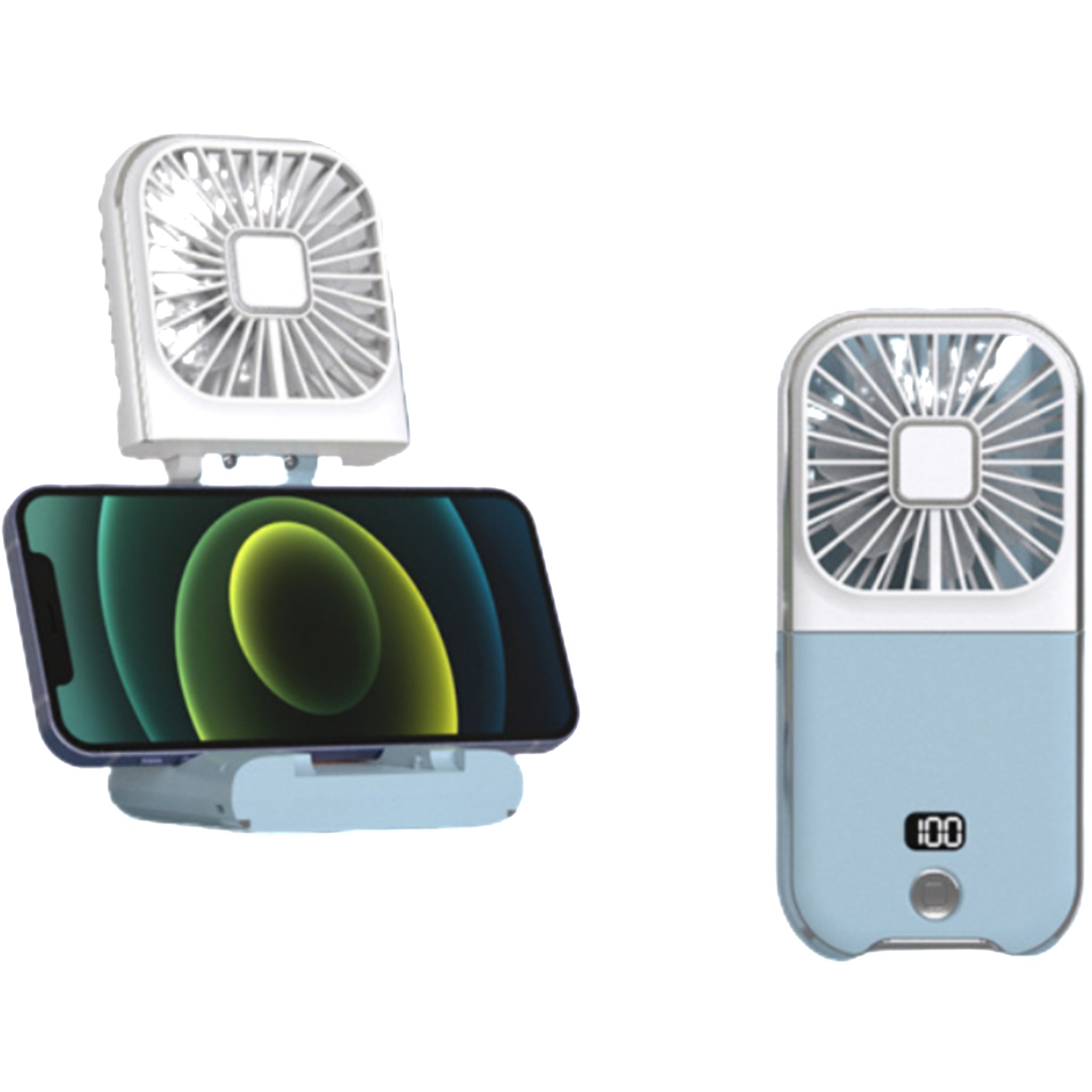 Neck Hanging Foldable Power Bank Fan