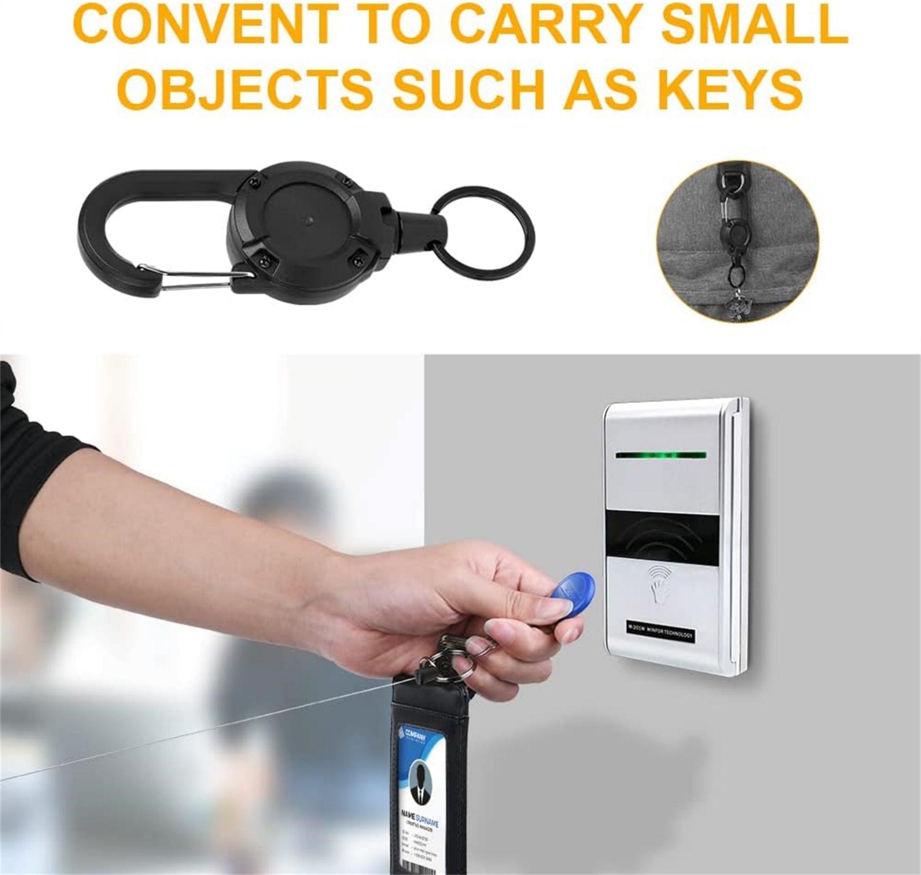 Retractable Keychain