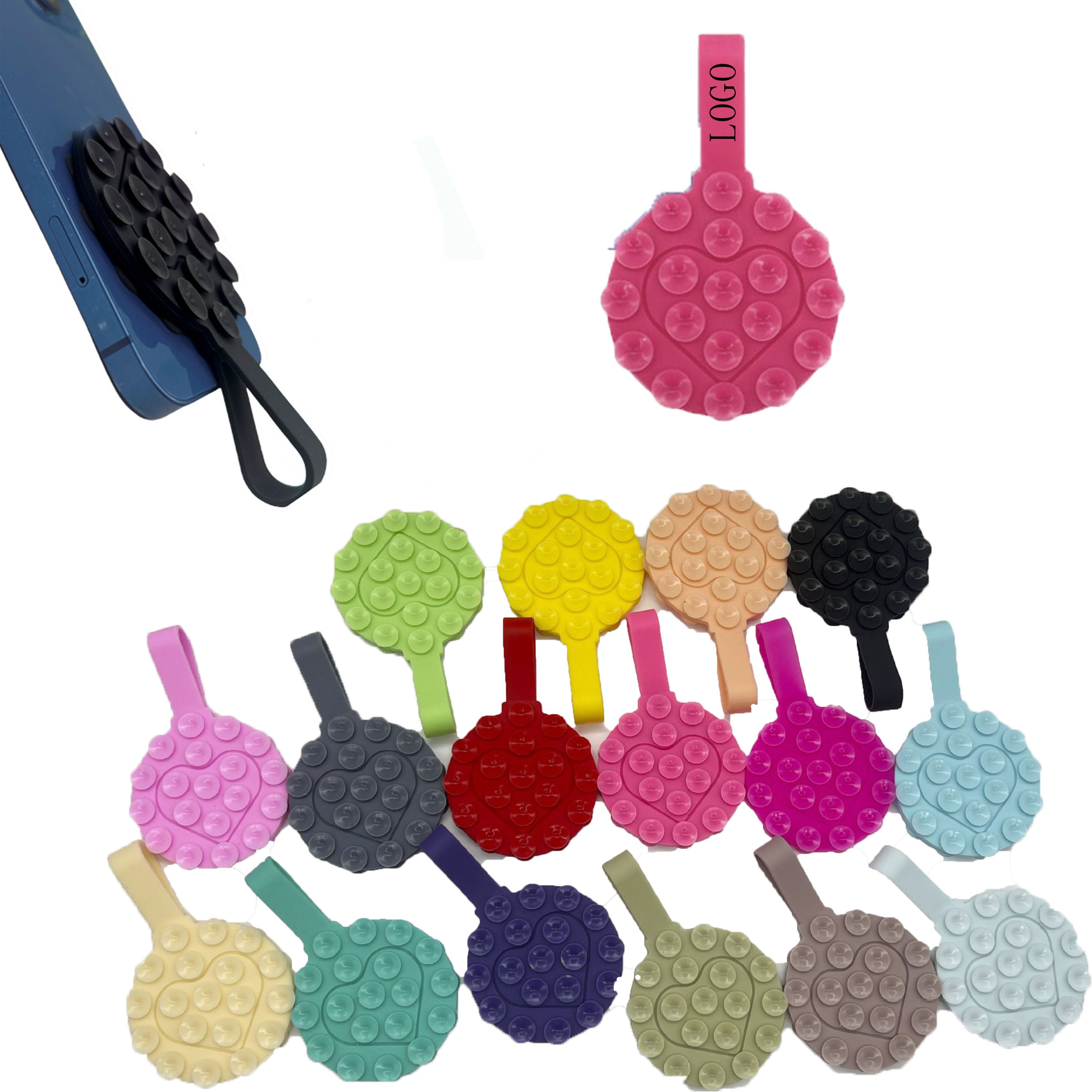 Silicone Suction Cup Phone Case Mount