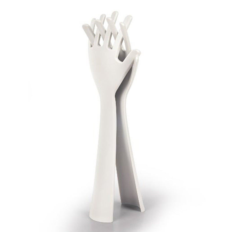 Hand Shaped Salad Mixing Tongs