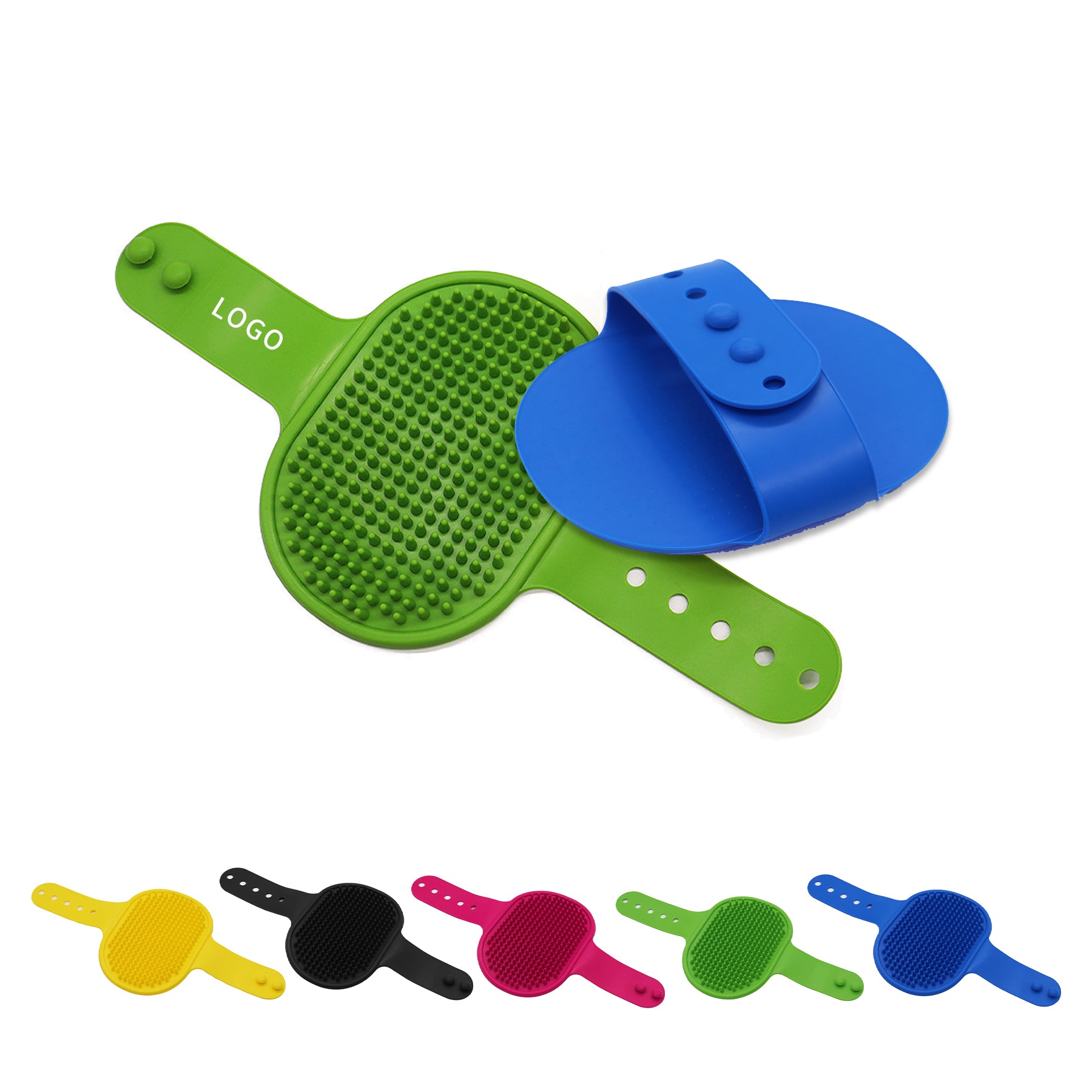Pet Bath Brush Silicone Massage Brush