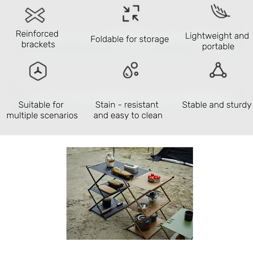 Outdoor Foldable Storage Rack
