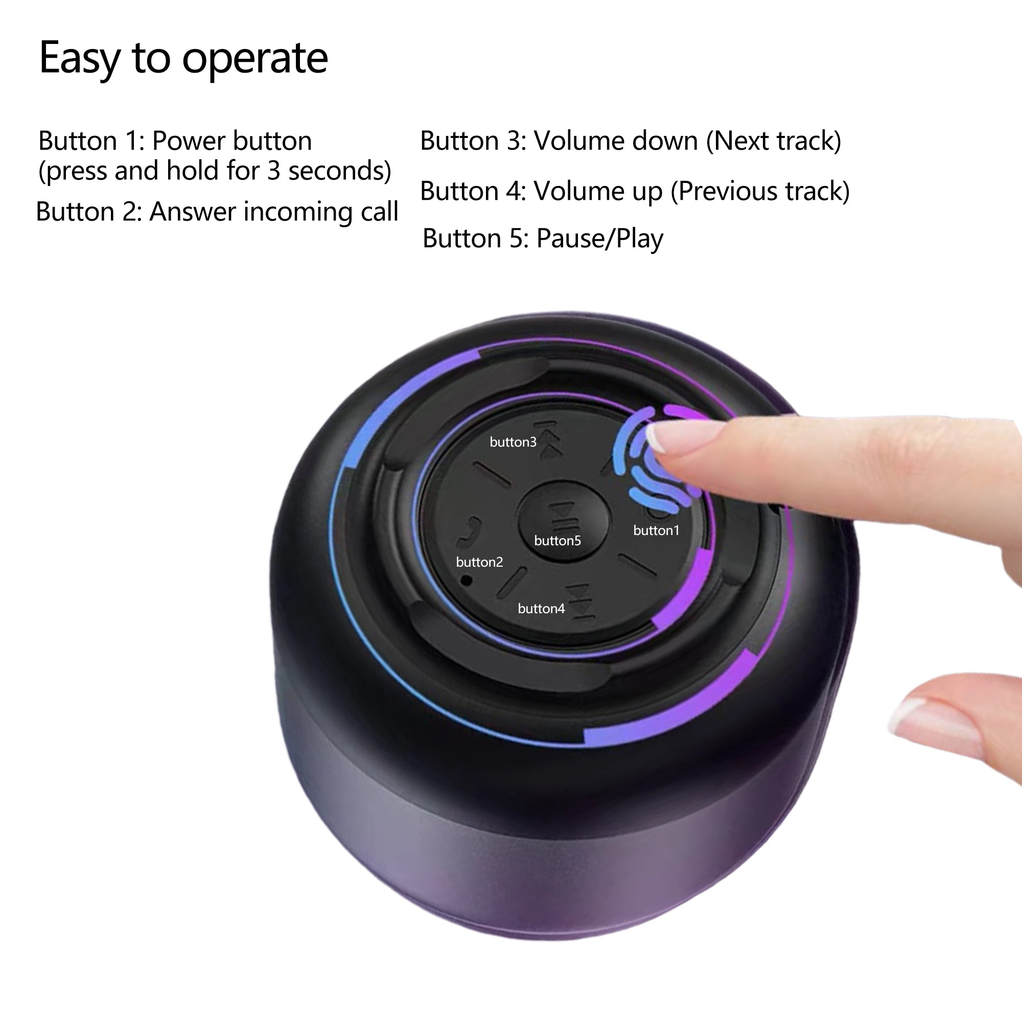Portable Mini Wireless Speaker For Outdoor Activities