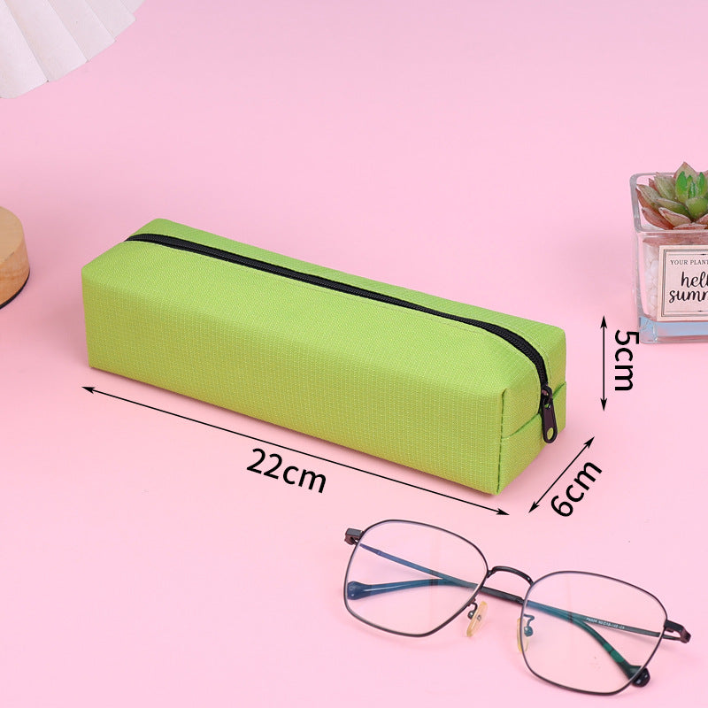 Simple Large Capacity Oxford Cloth Pencil Pouch