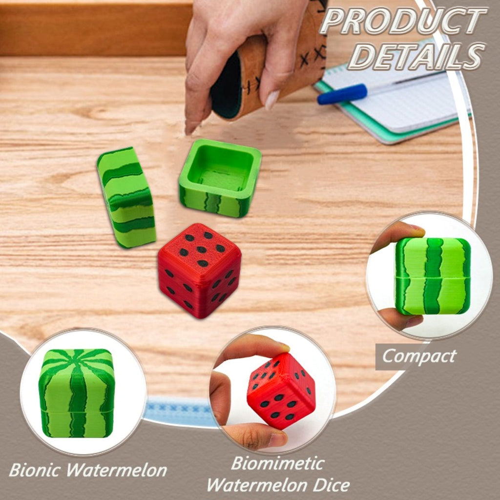 Creative Plastic Watermelon Dice