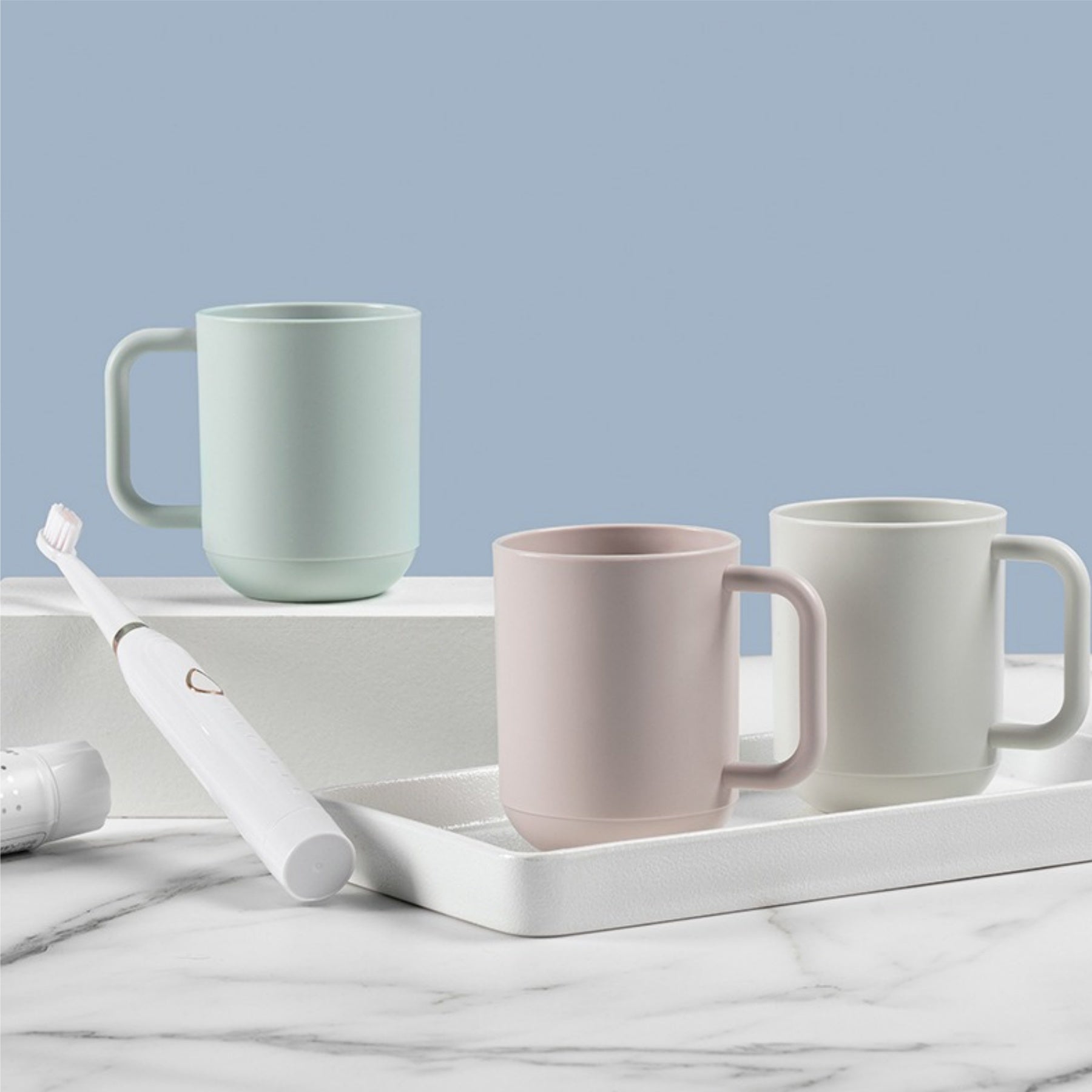 Simple Household Mouthwash Cup With Handle