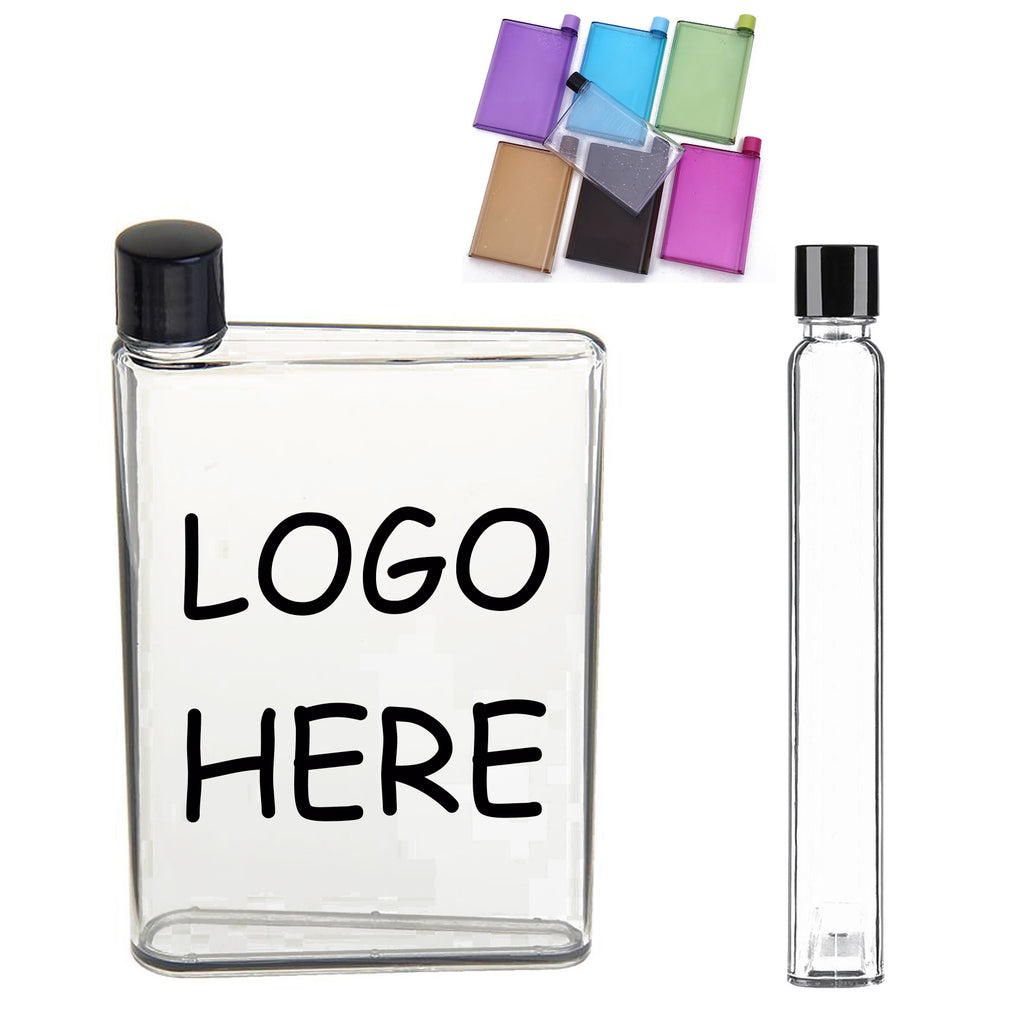 14Oz A5 Paper Size Slim Flat Water Bottle