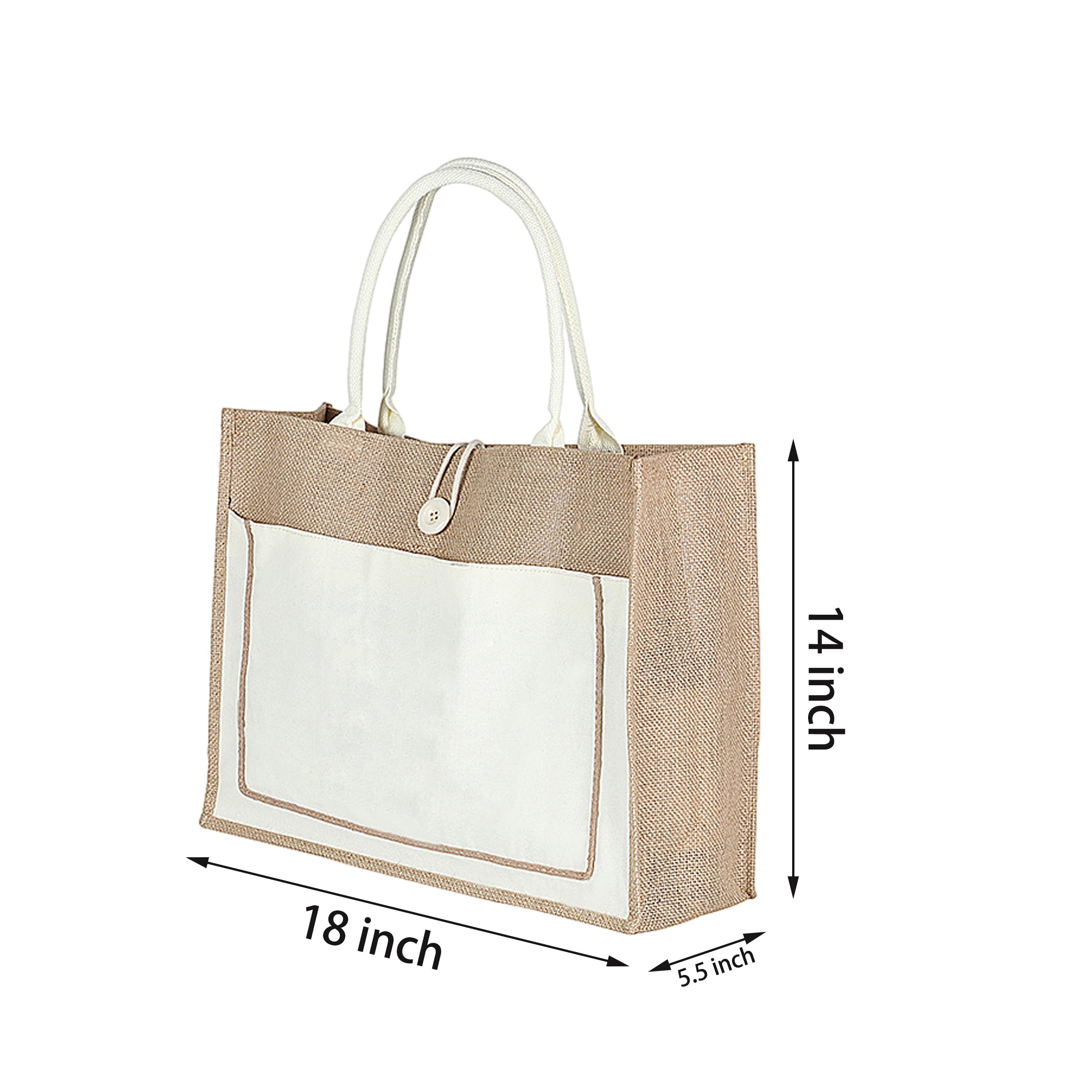 Large Hand Jute Bag