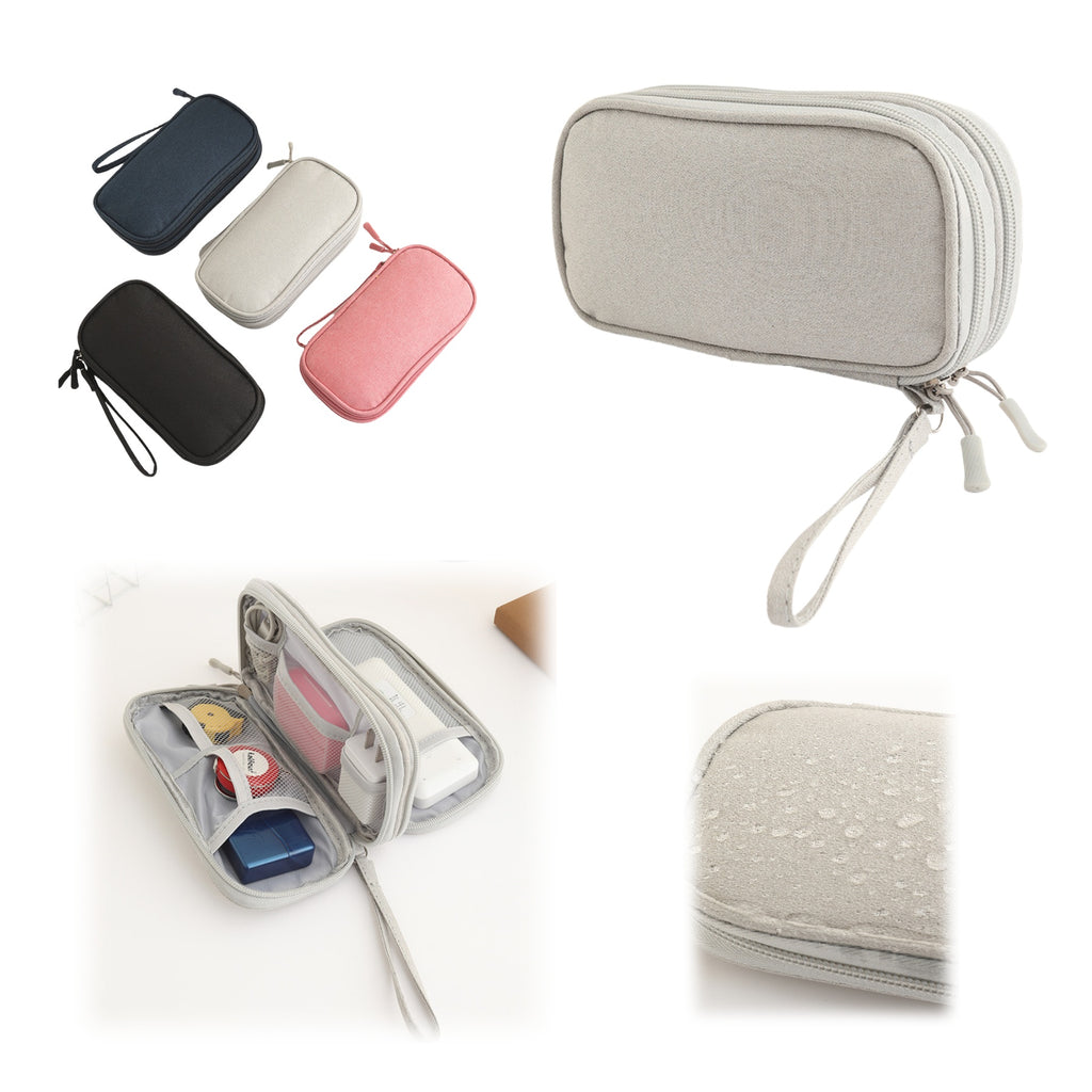 Portable Data Cable Organizer Pouch