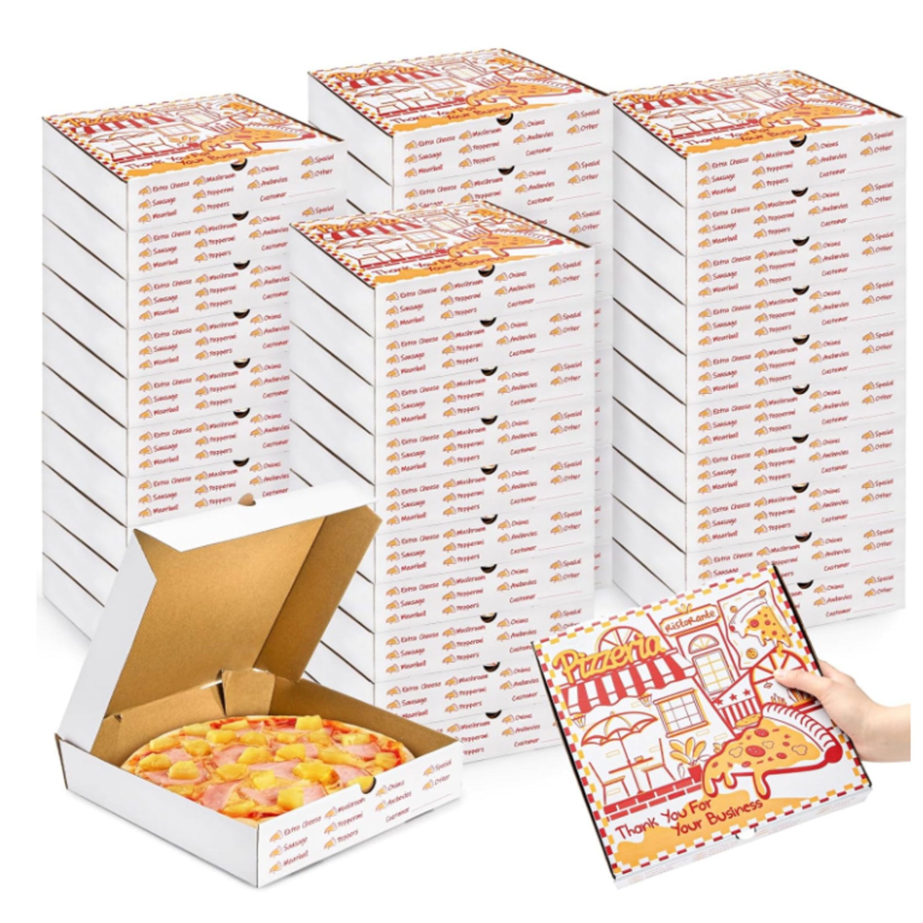 Customizable Pizza Boxes