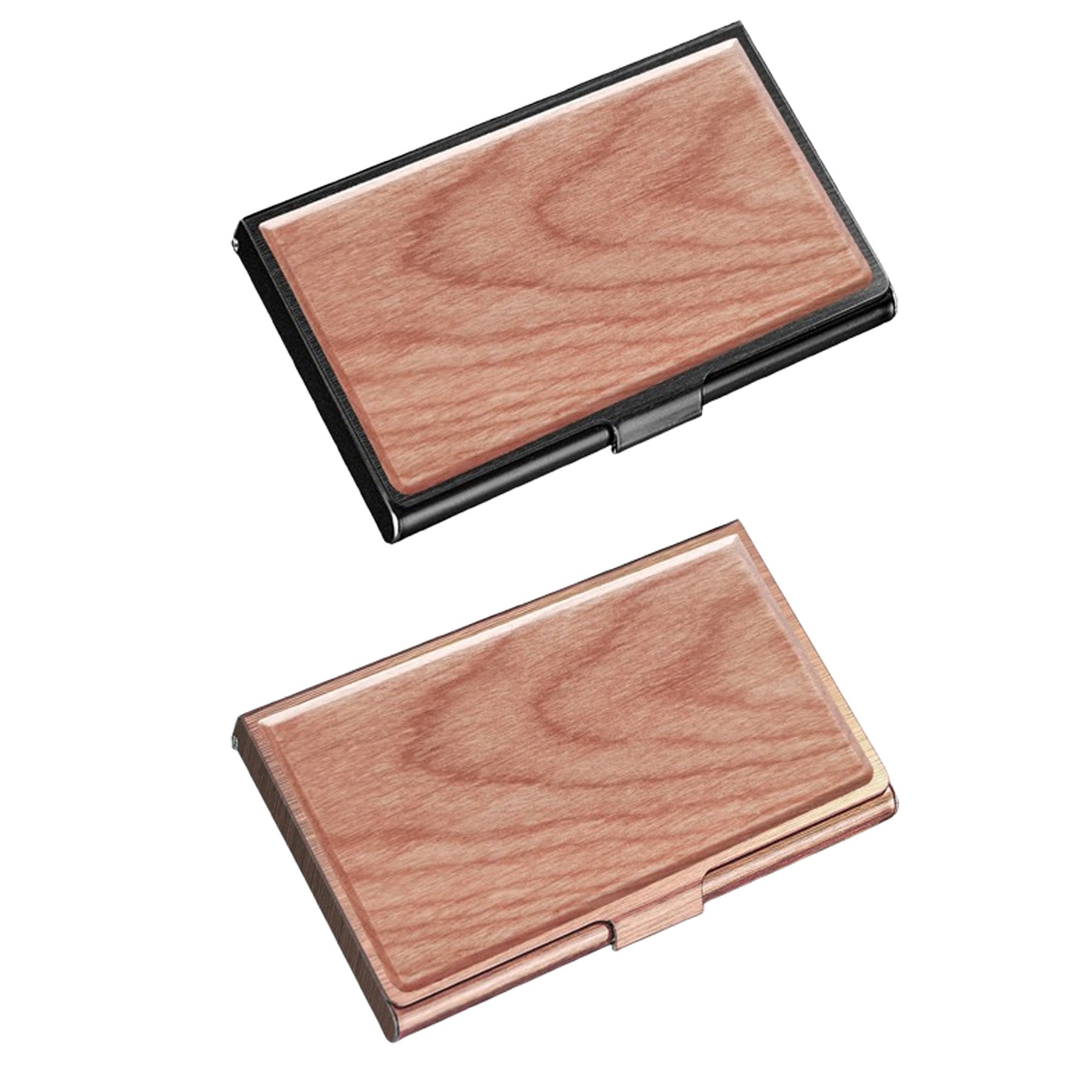 Wooden Top Business Card Holder