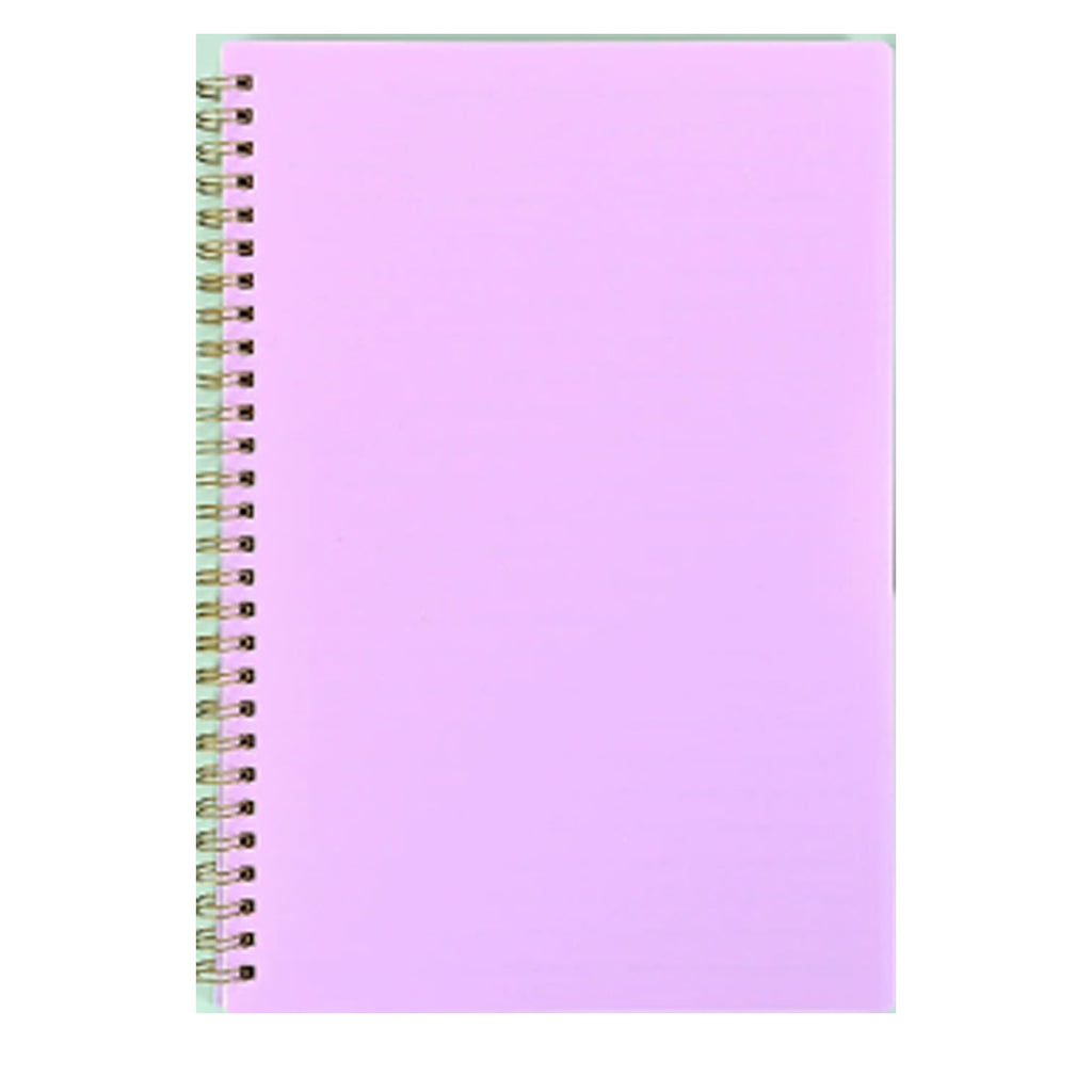 A5 Plastic Cover Notebook with Spiral Binding