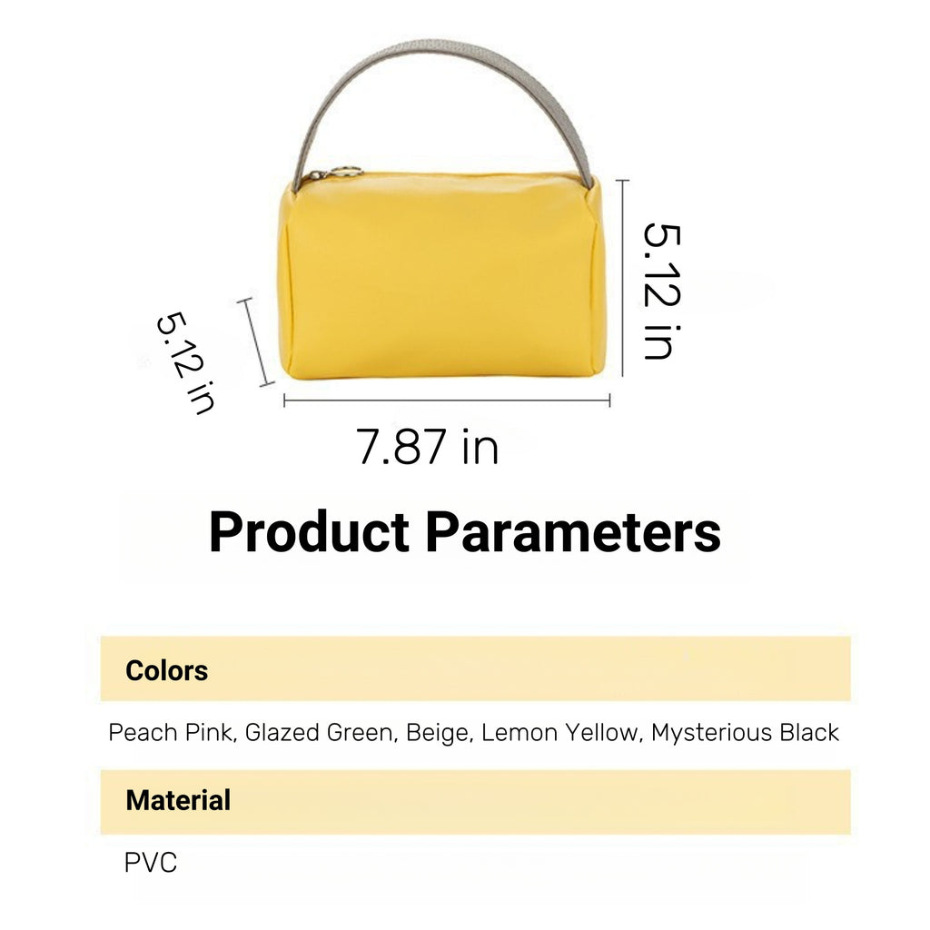Candy - Colored PU Cosmetic Bag