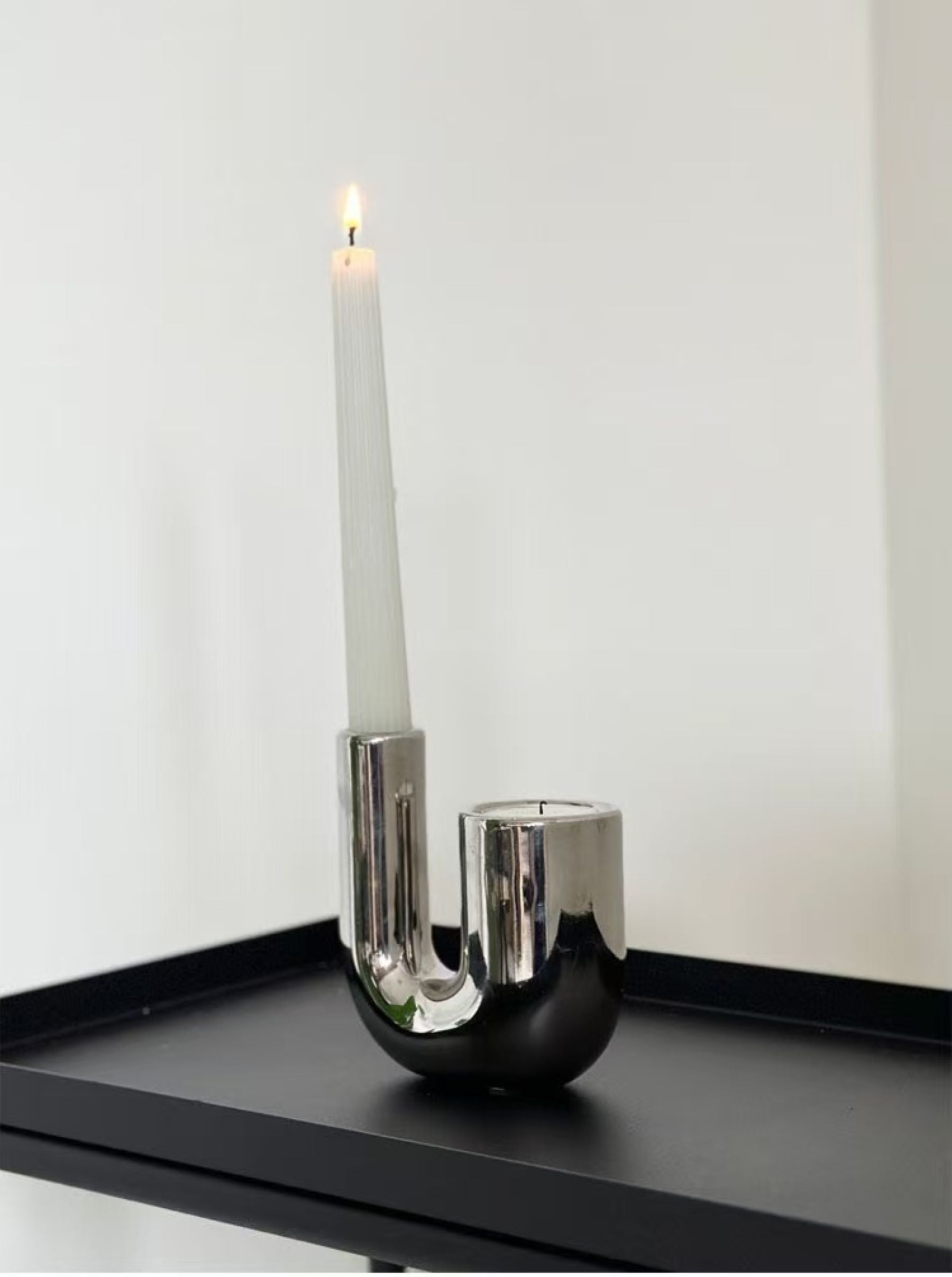 Simple Candleholder Decoration Piece