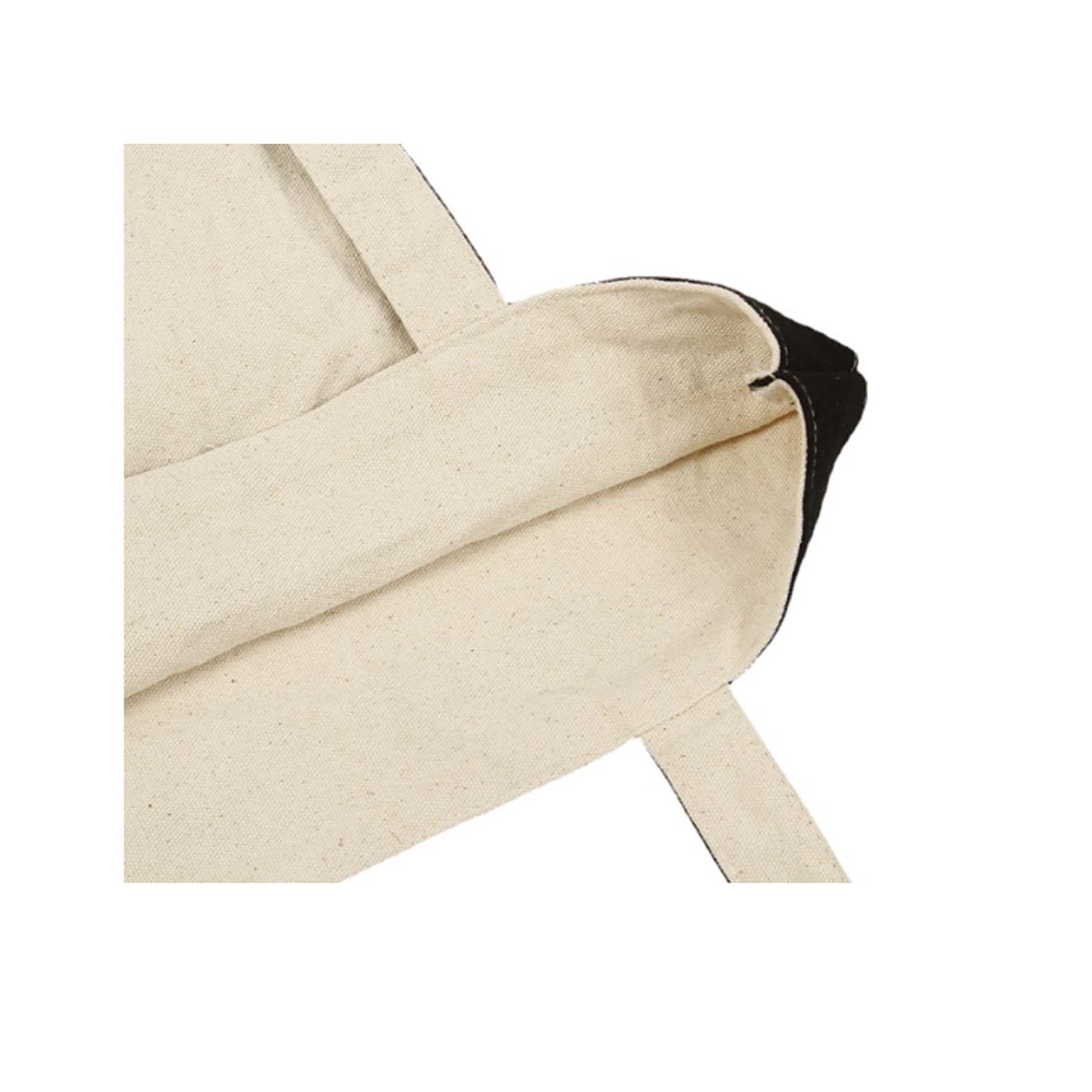 Cotton Large Capacity Spliced Color Tote Bag